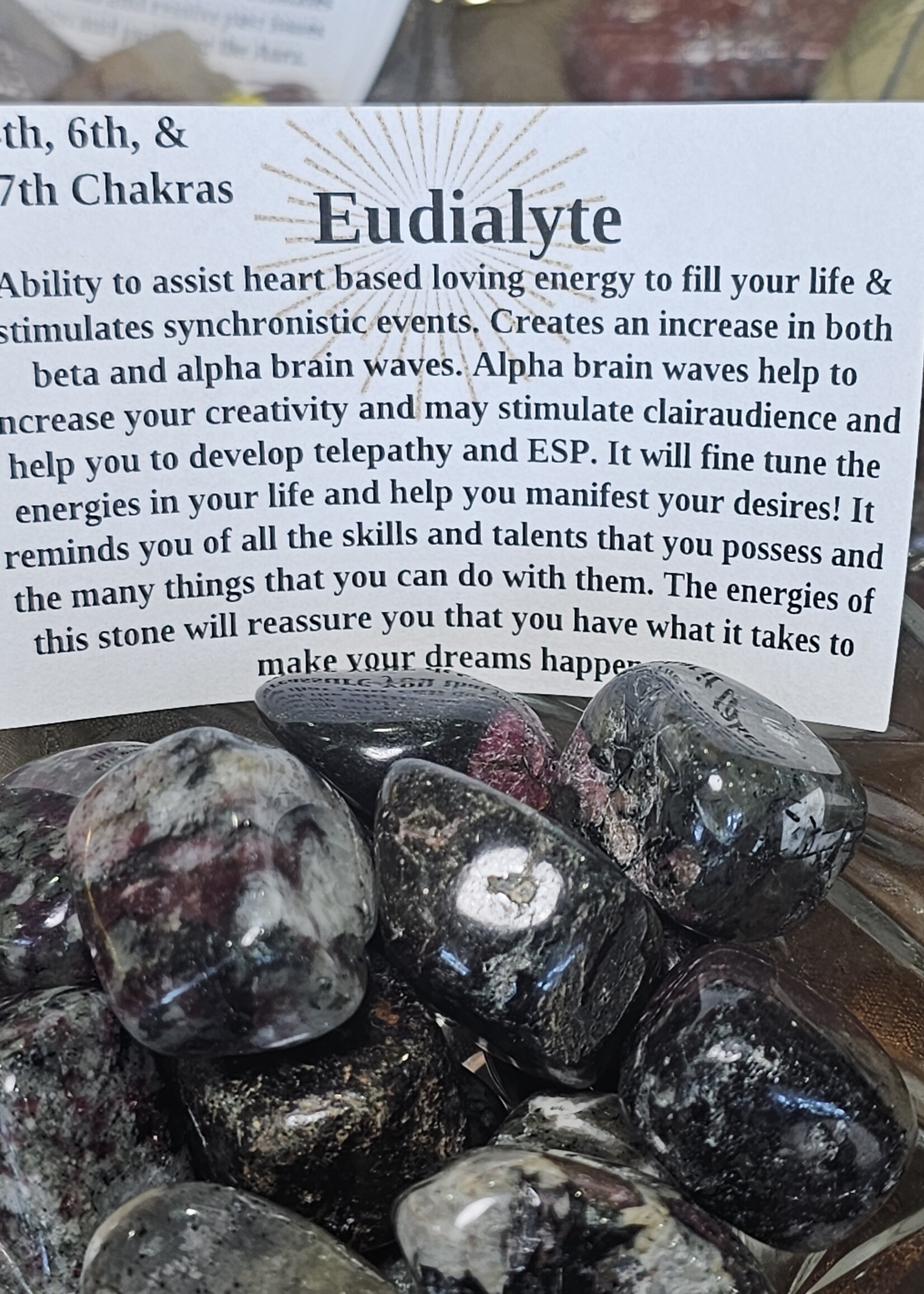 Eudialyte Tumbled