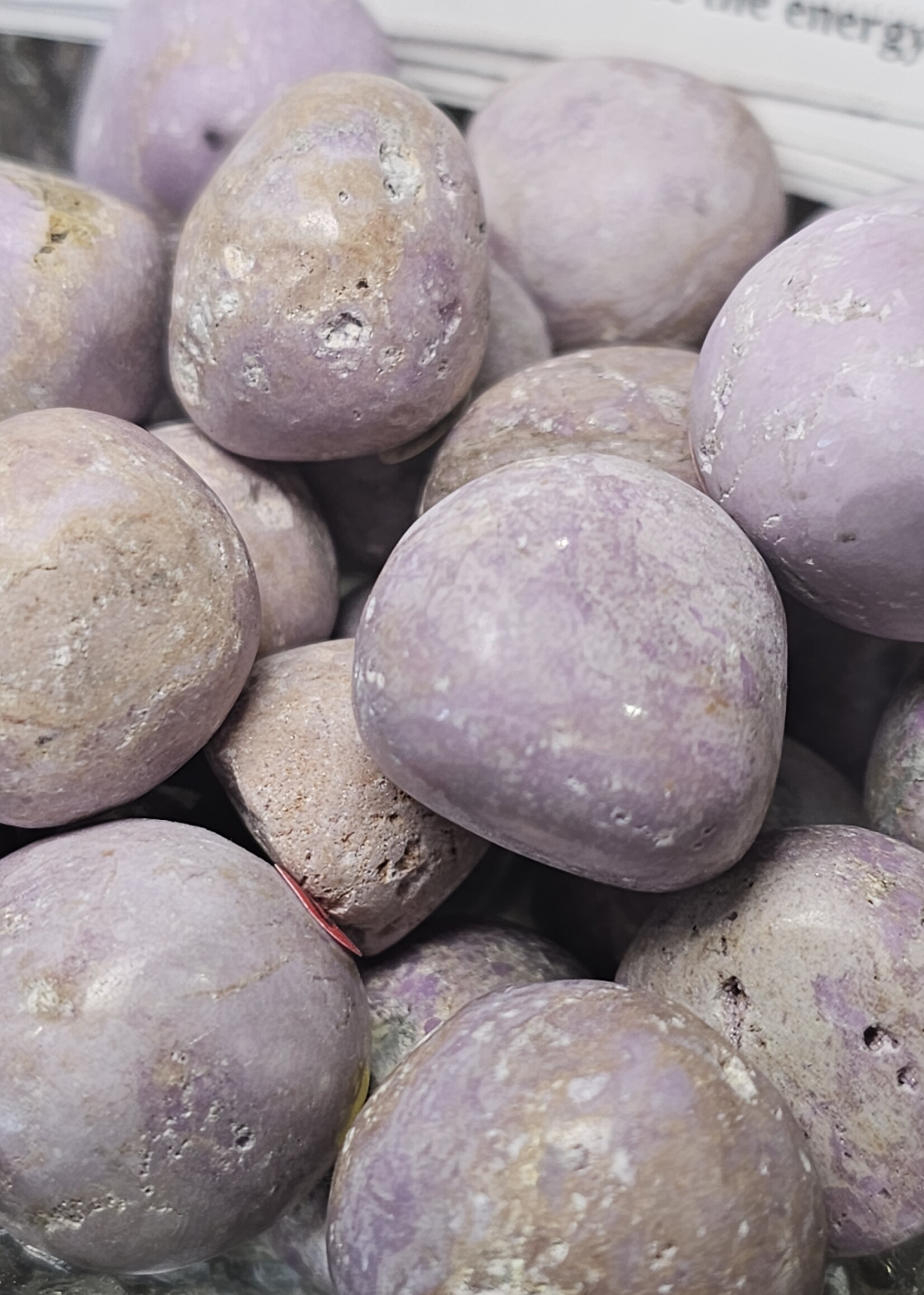 Phosphosiderite Tumbled