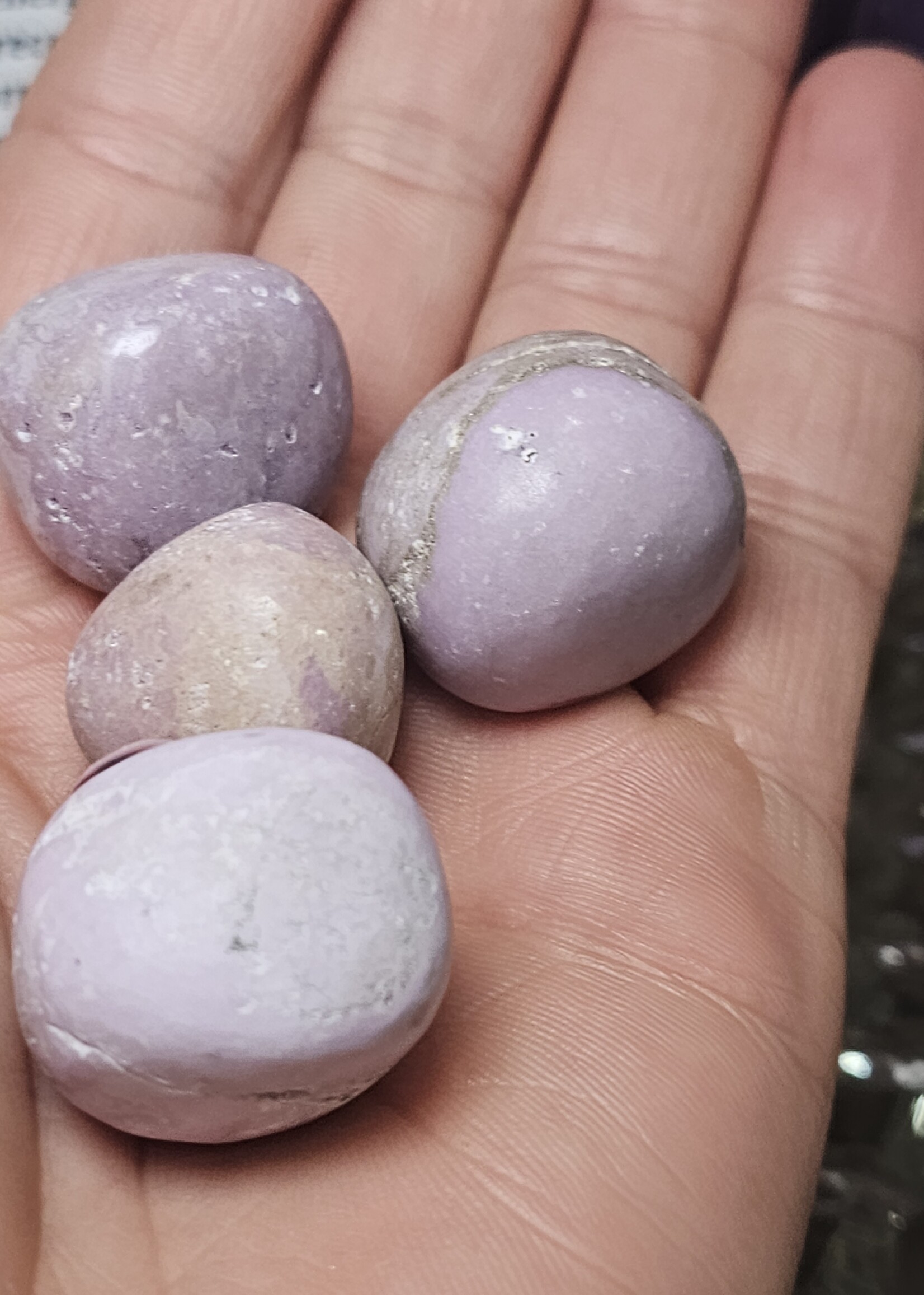 Phosphosiderite Tumbled