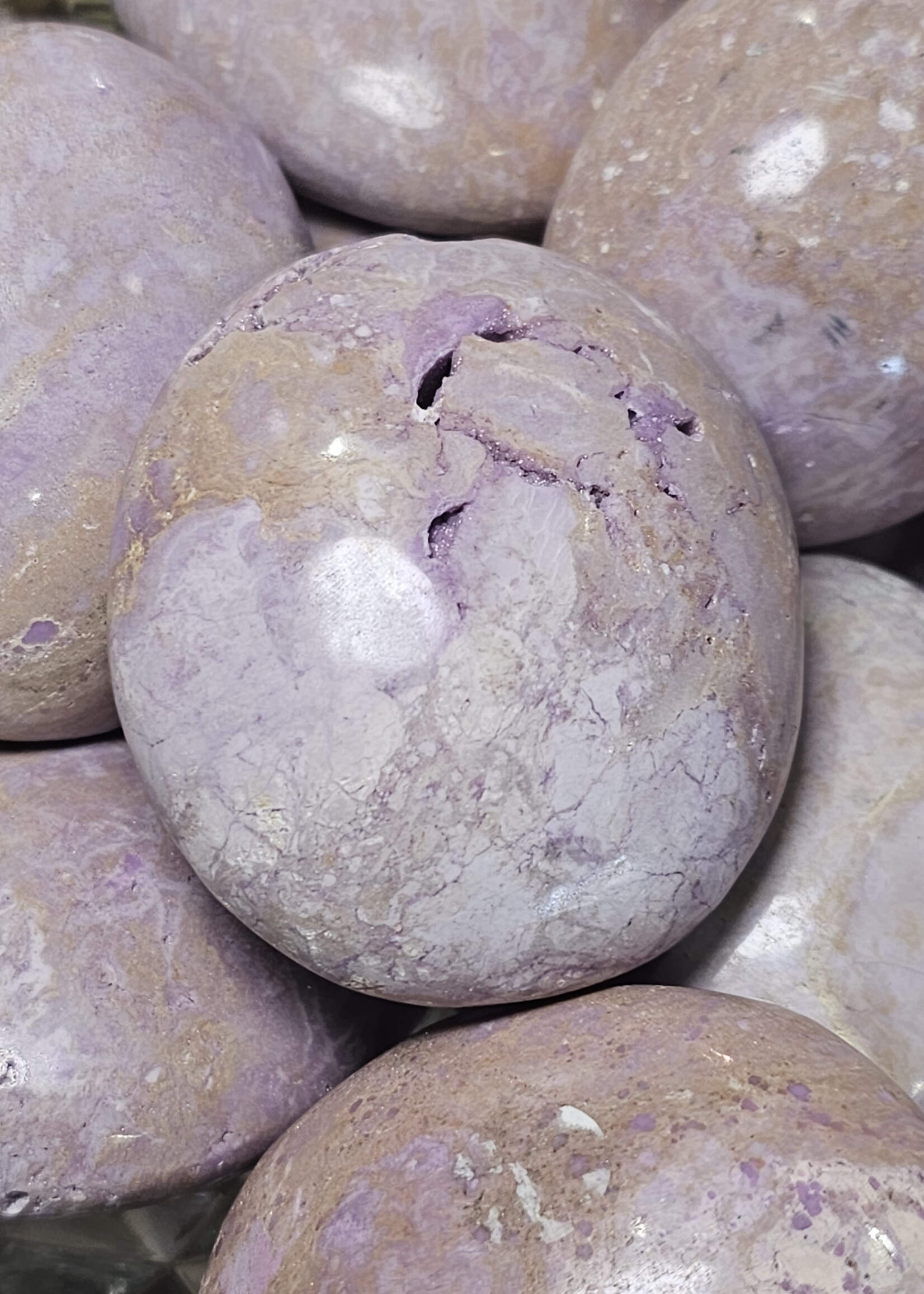 Phosphosiderite Palm 2.5x1.5x1