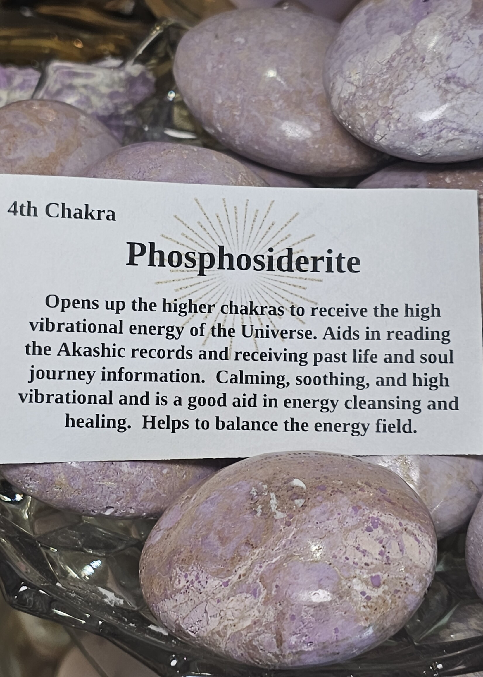 Phosphosiderite Palm 2.5x1.5x1