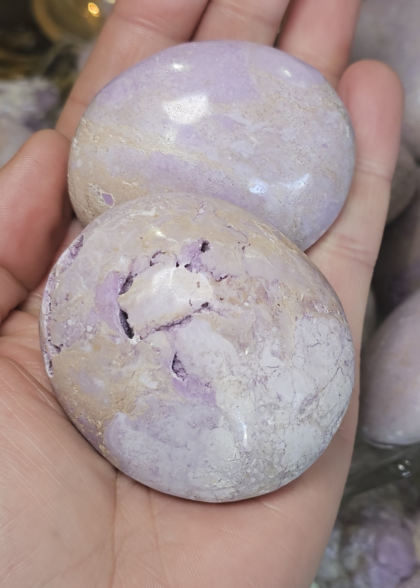 Phosphosiderite Palm 2.5x1.5x1