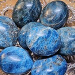 Blue Apatite Palm Stone 2x1.5x1 inch