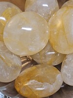 Golden Healer Quartz, A Grade, Palm Med 2x2 inch