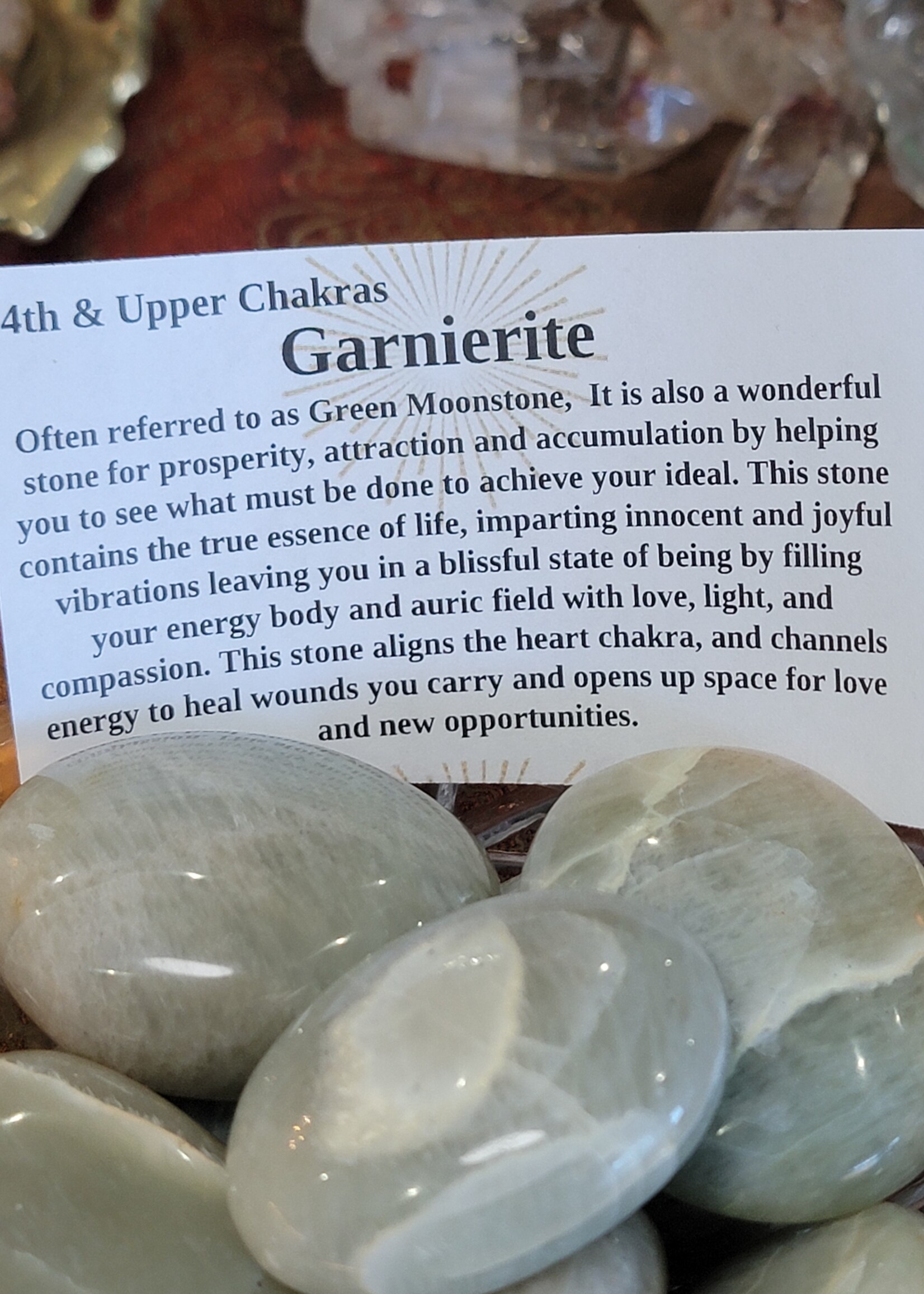 Garnierite Palm Small 2x1.5x0.5 inch