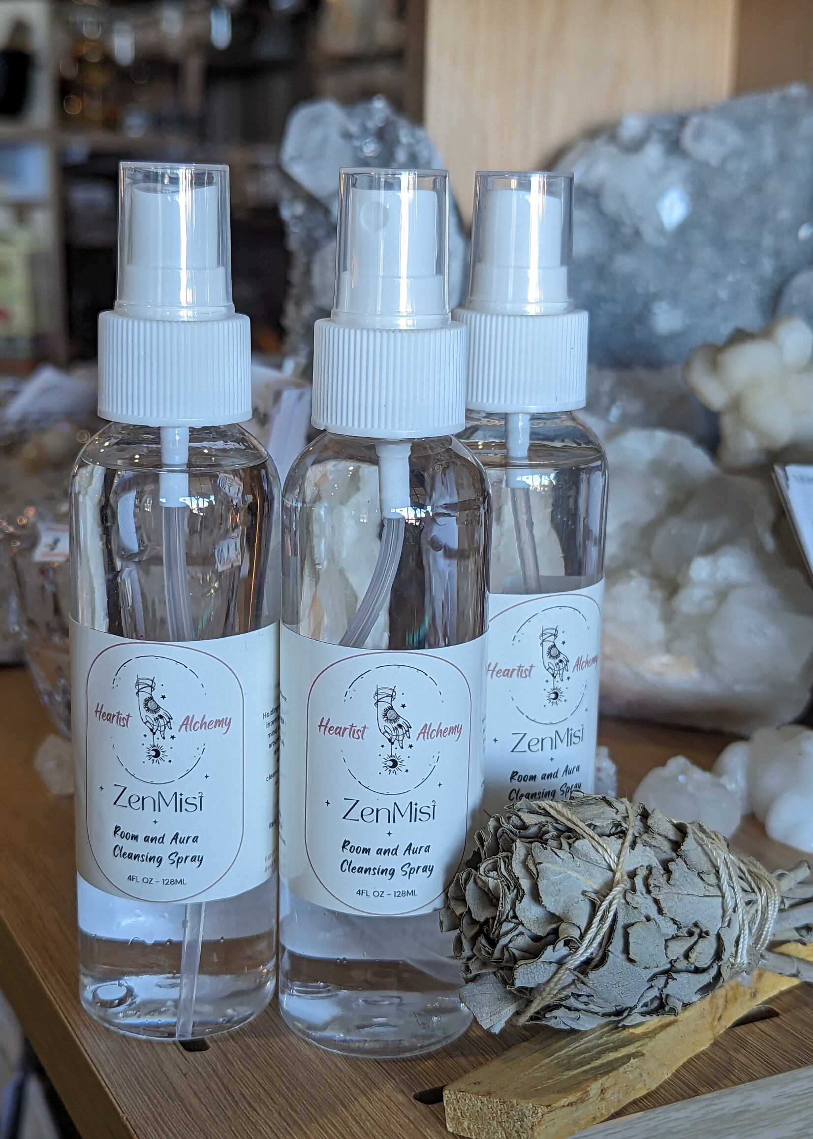 ZenMist Cleansing & Protection Spray 4oz Best By 07/27 Lot #061227