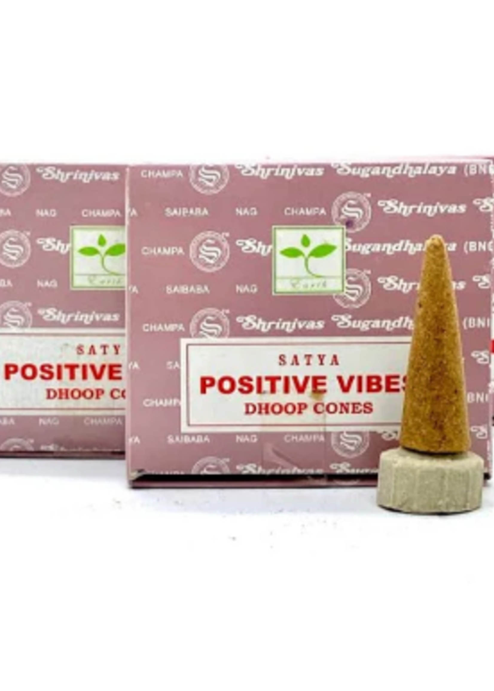 Positive Vibe  Dhoop Incense Satya Cone