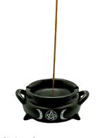 Magickal Cauldron Incense Burner 4x2"