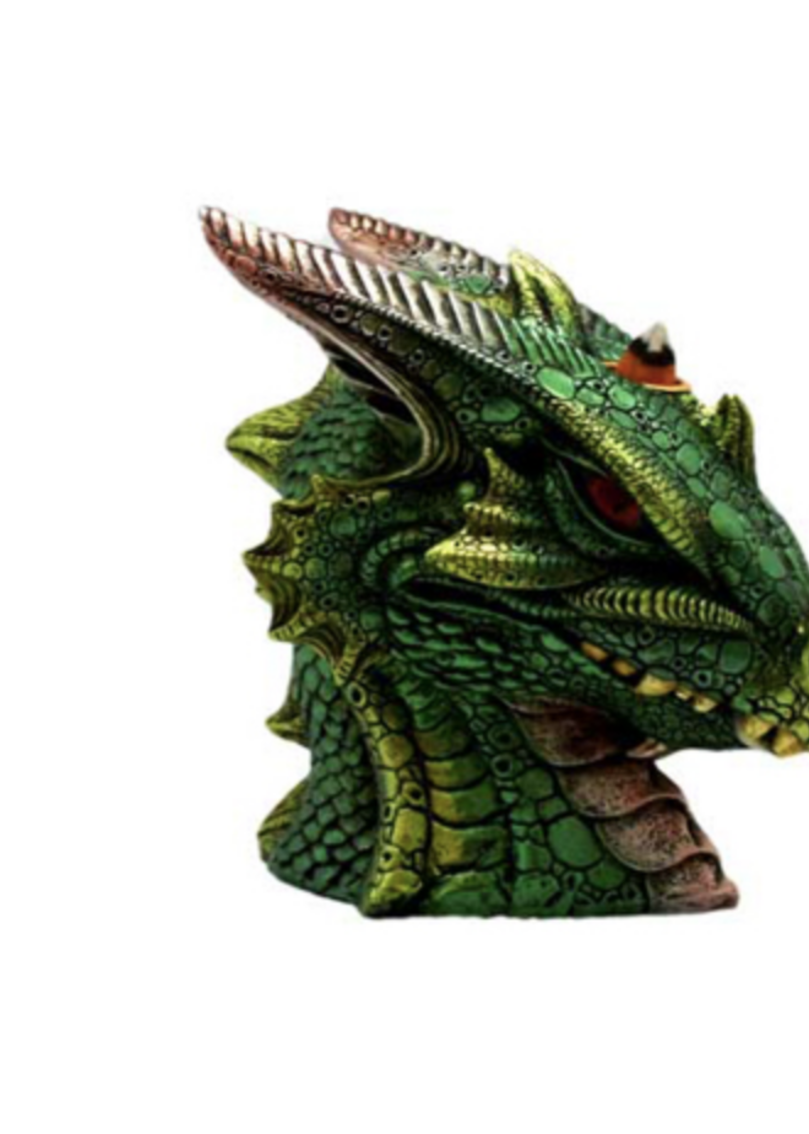 Green Dragon Backflow Burner 6x6x4" Cast Resin