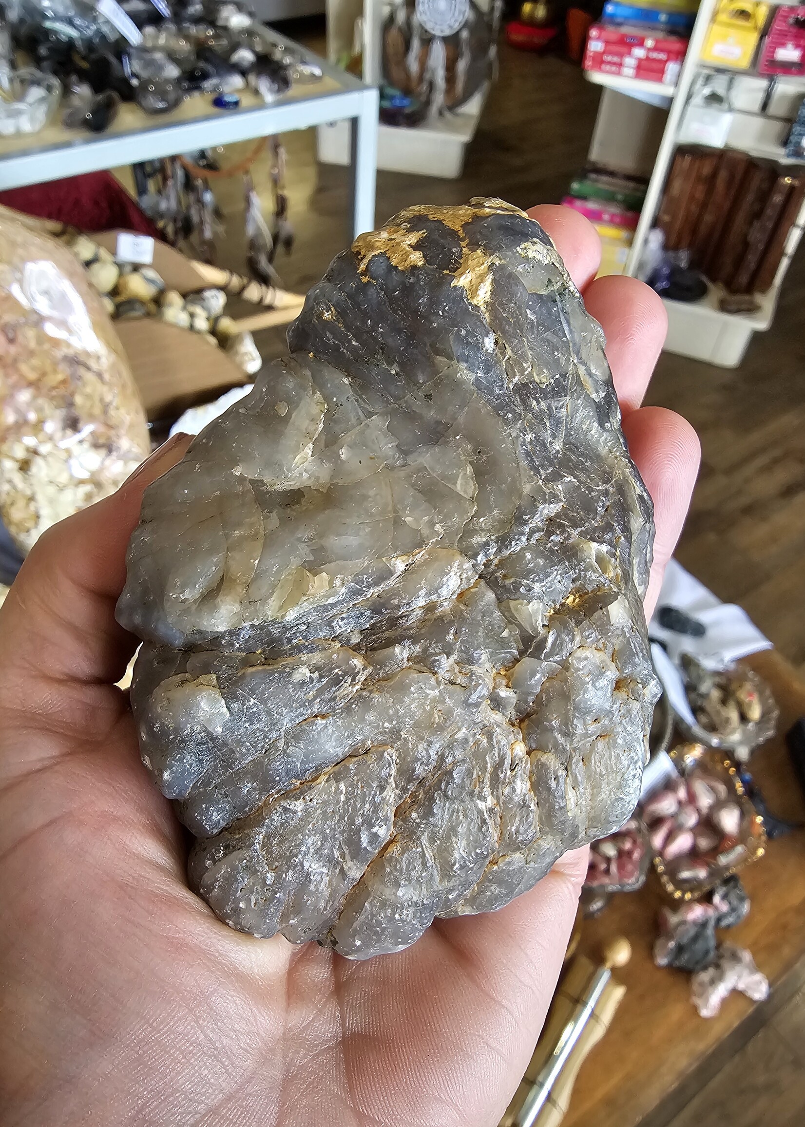 Chalcedony Natural Formation LG 4x3x1.5"