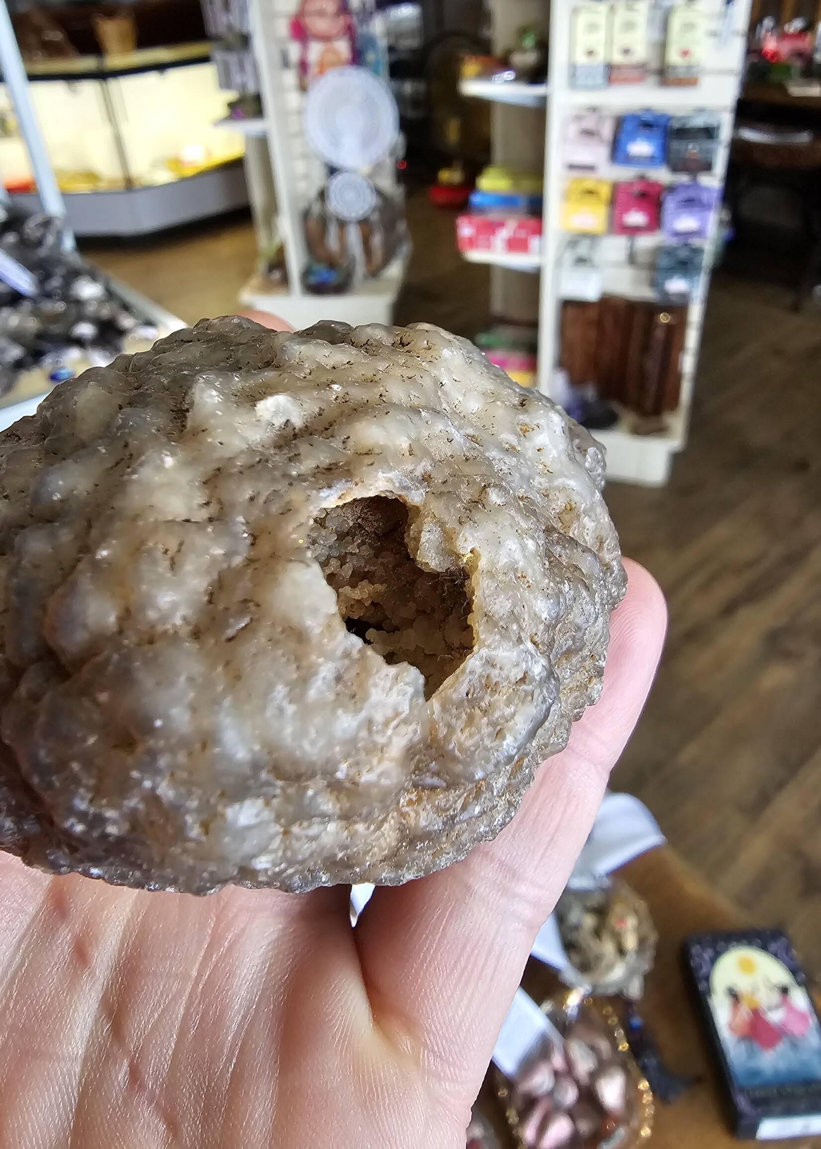 Chalcedony Natural Formation Lg 3x2"