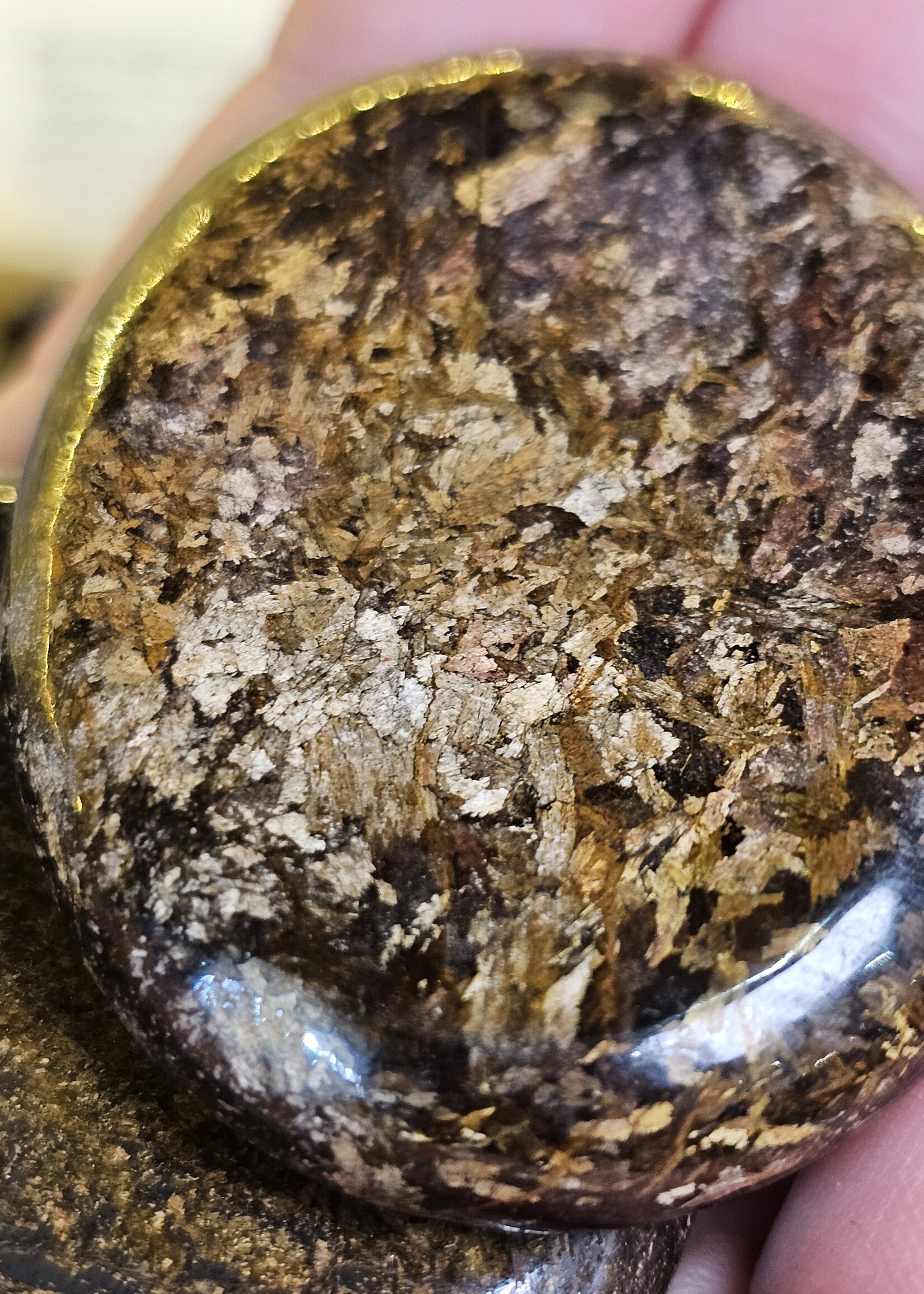 Bronzite Lg Worry Stone