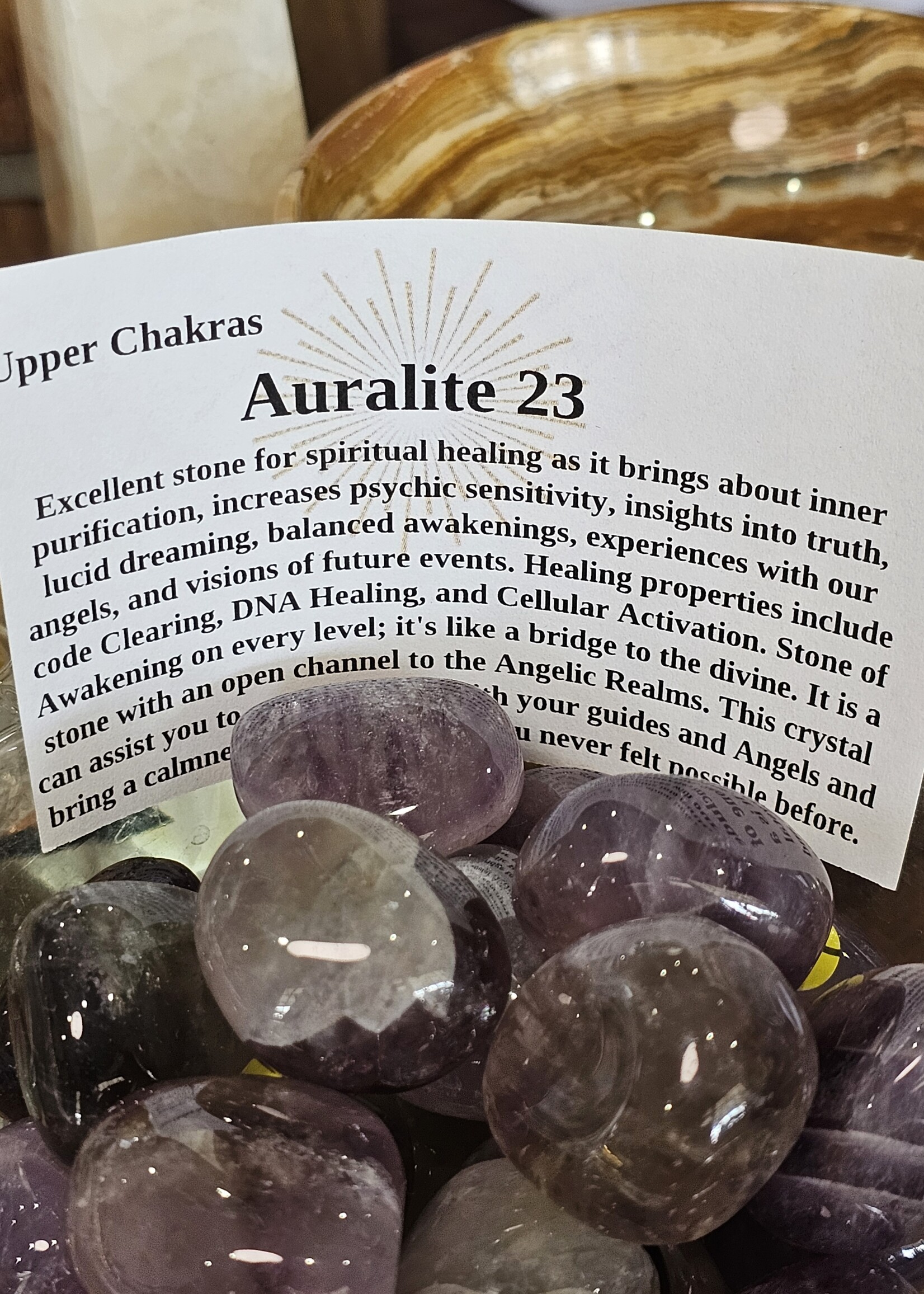 Auralite 23 Tumbled, Medium