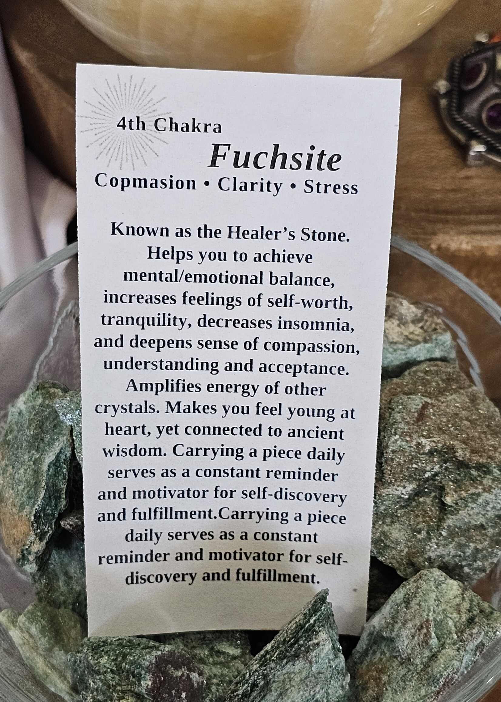 Fuchsite Natural Raw