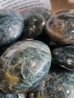 Green Apatite Palm Stone