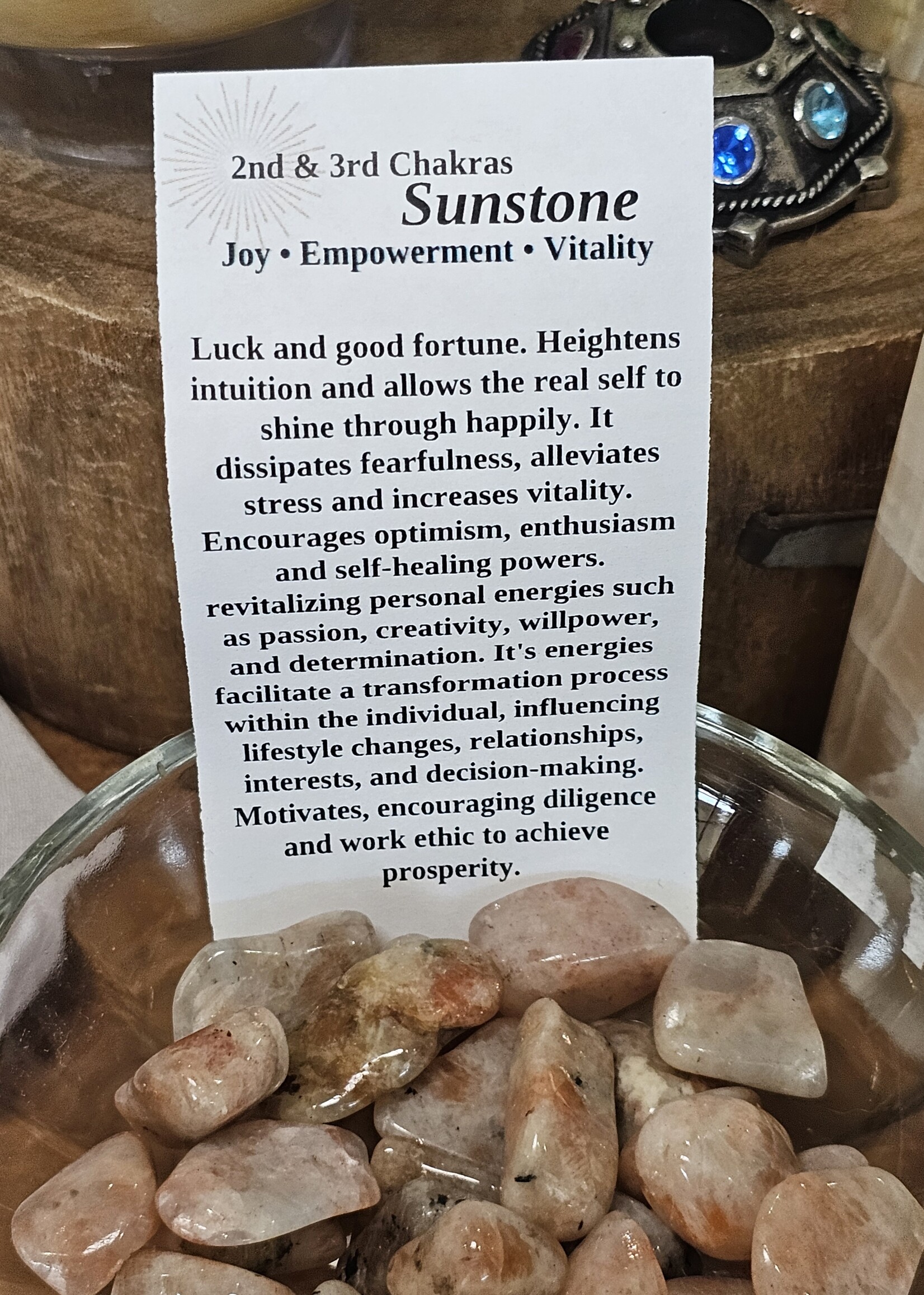 Sunstone Tumbled, Small