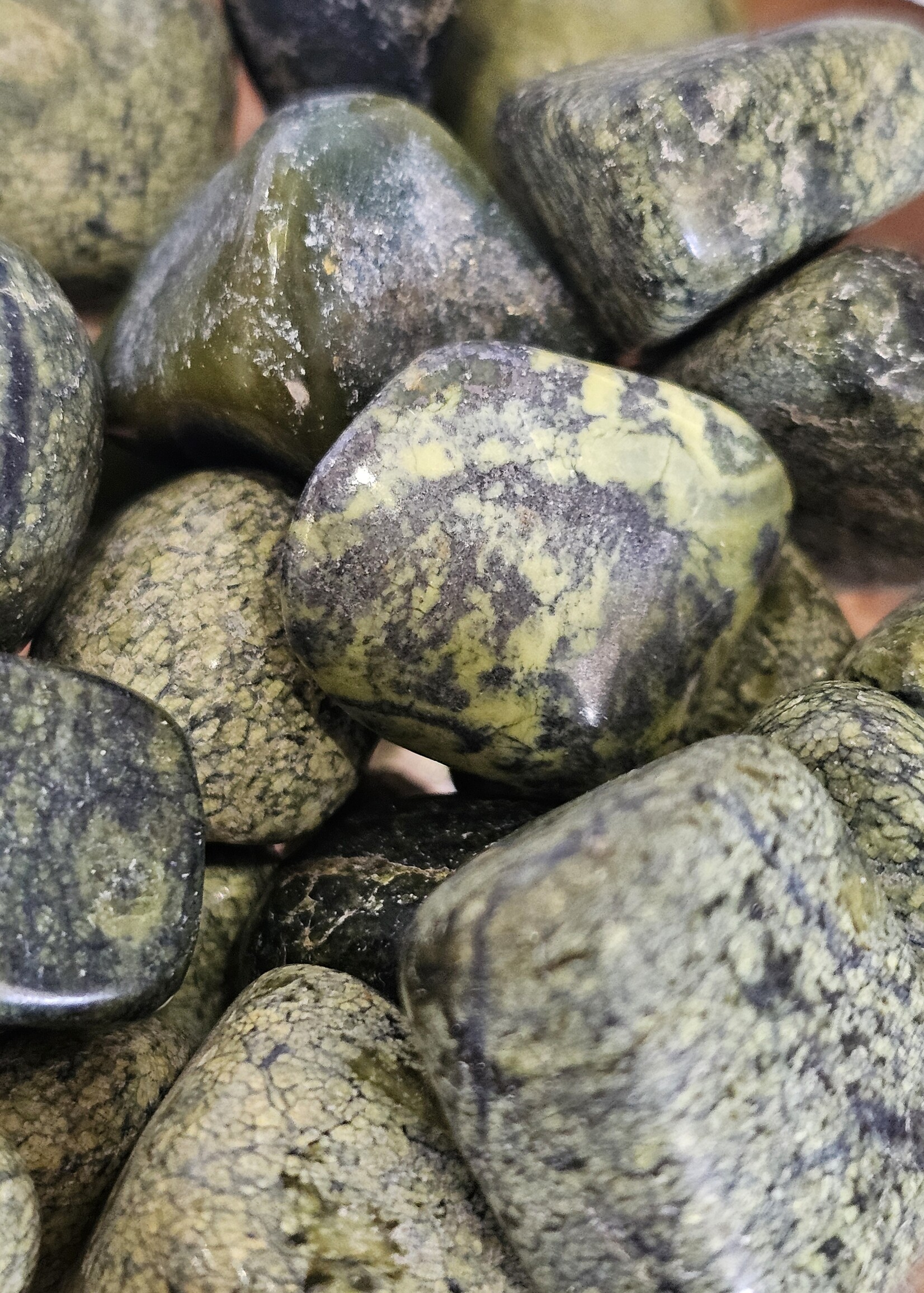 Serpentine Tumbled, Medium