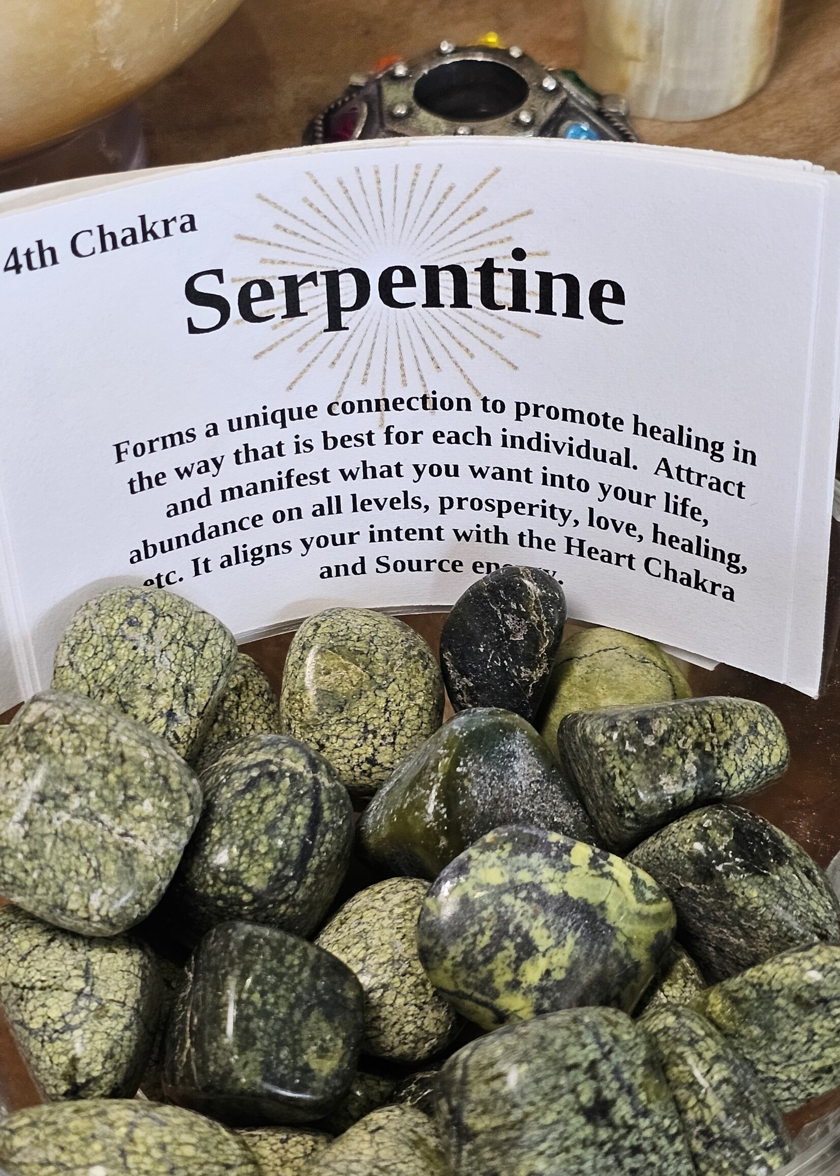 Serpentine Tumbled, Medium