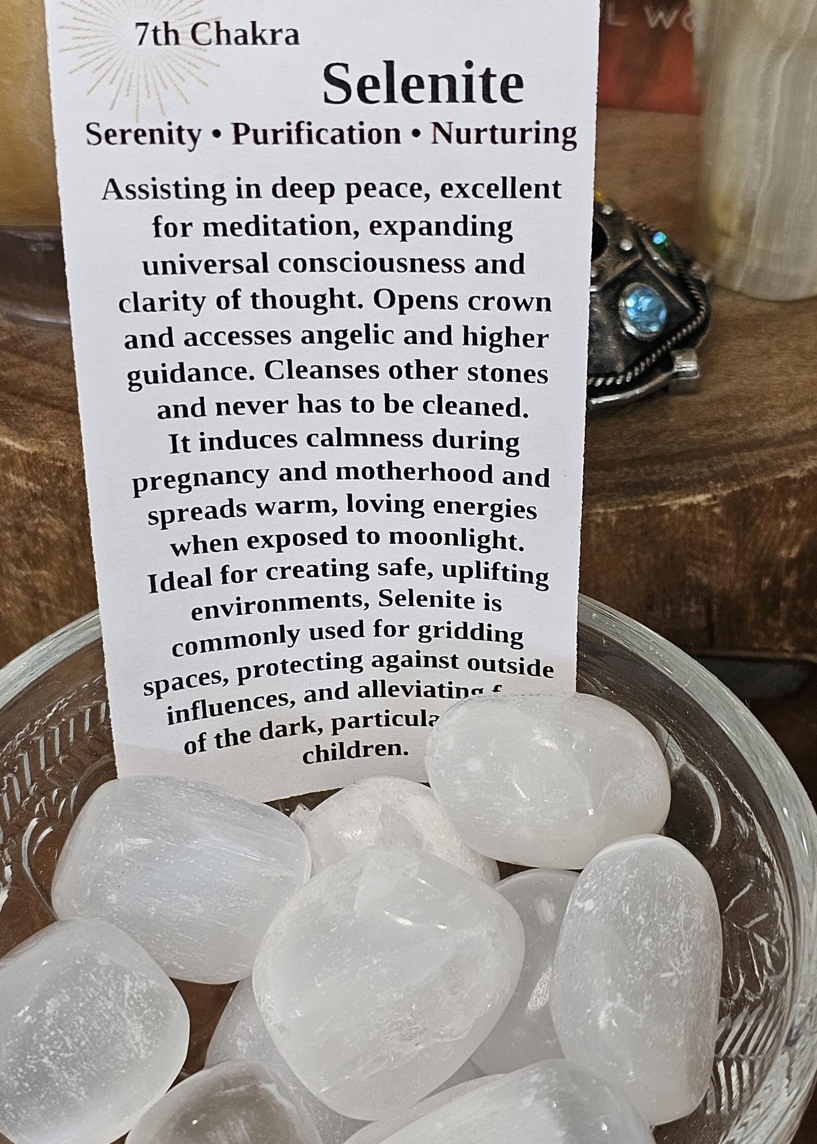 Selenite Tumbled