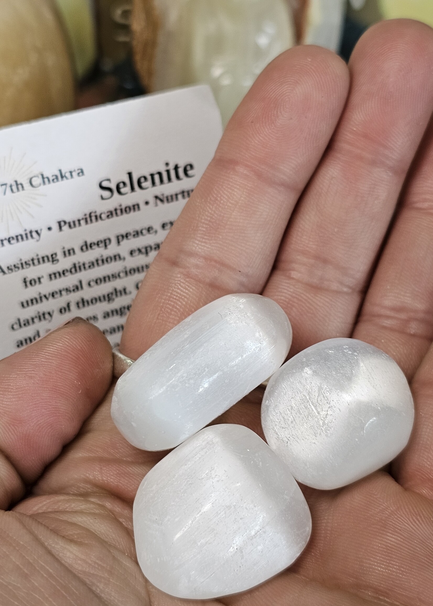Selenite Tumbled