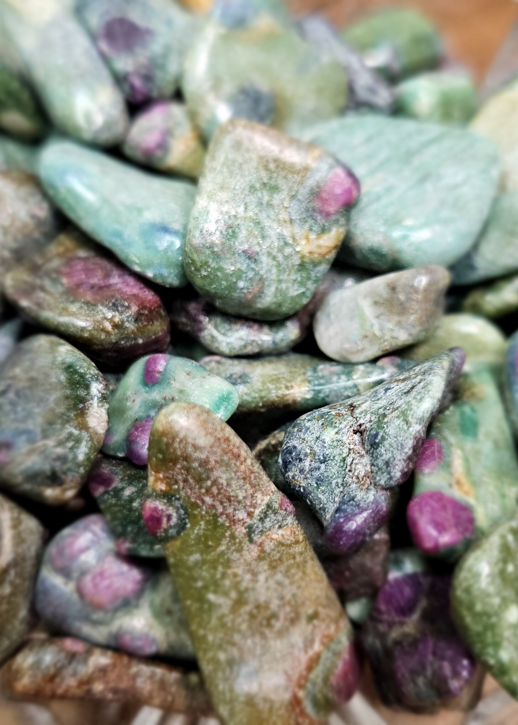 Ruby Fuchsite Tumbled