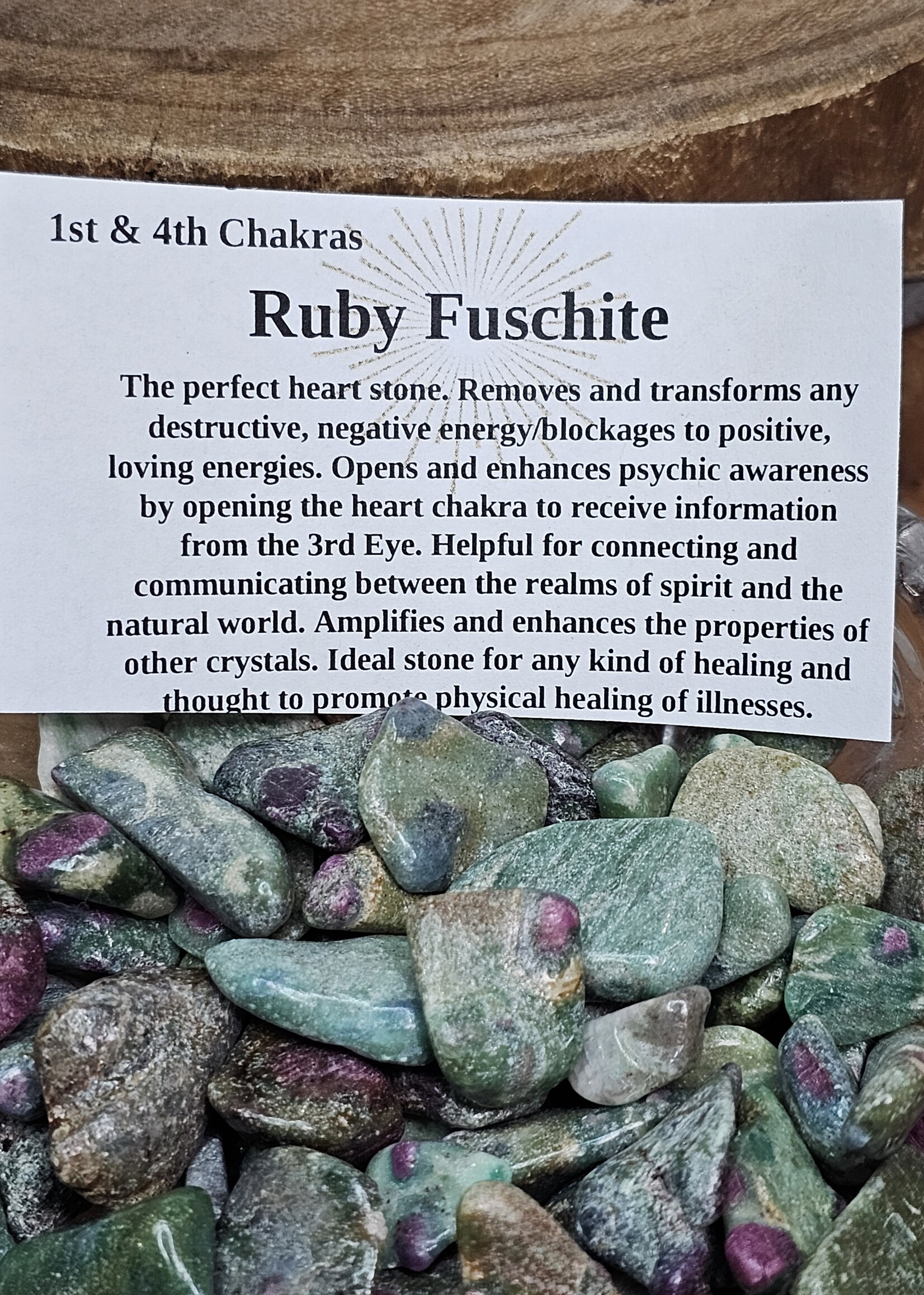 Ruby Fuchsite Tumbled