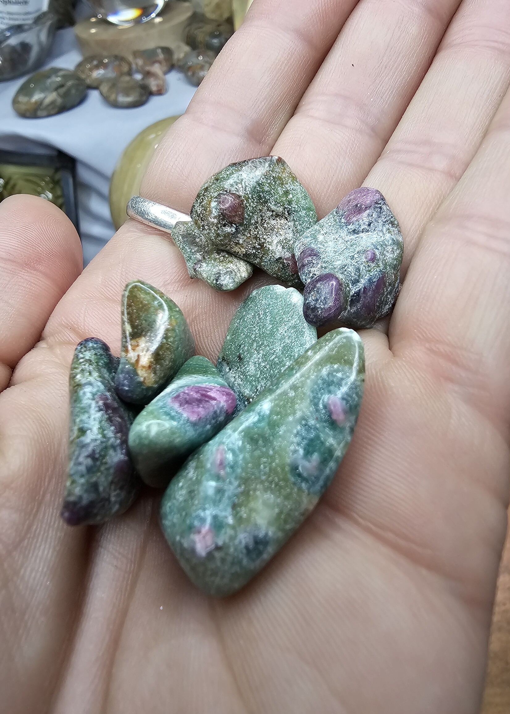 Ruby Fuchsite Tumbled