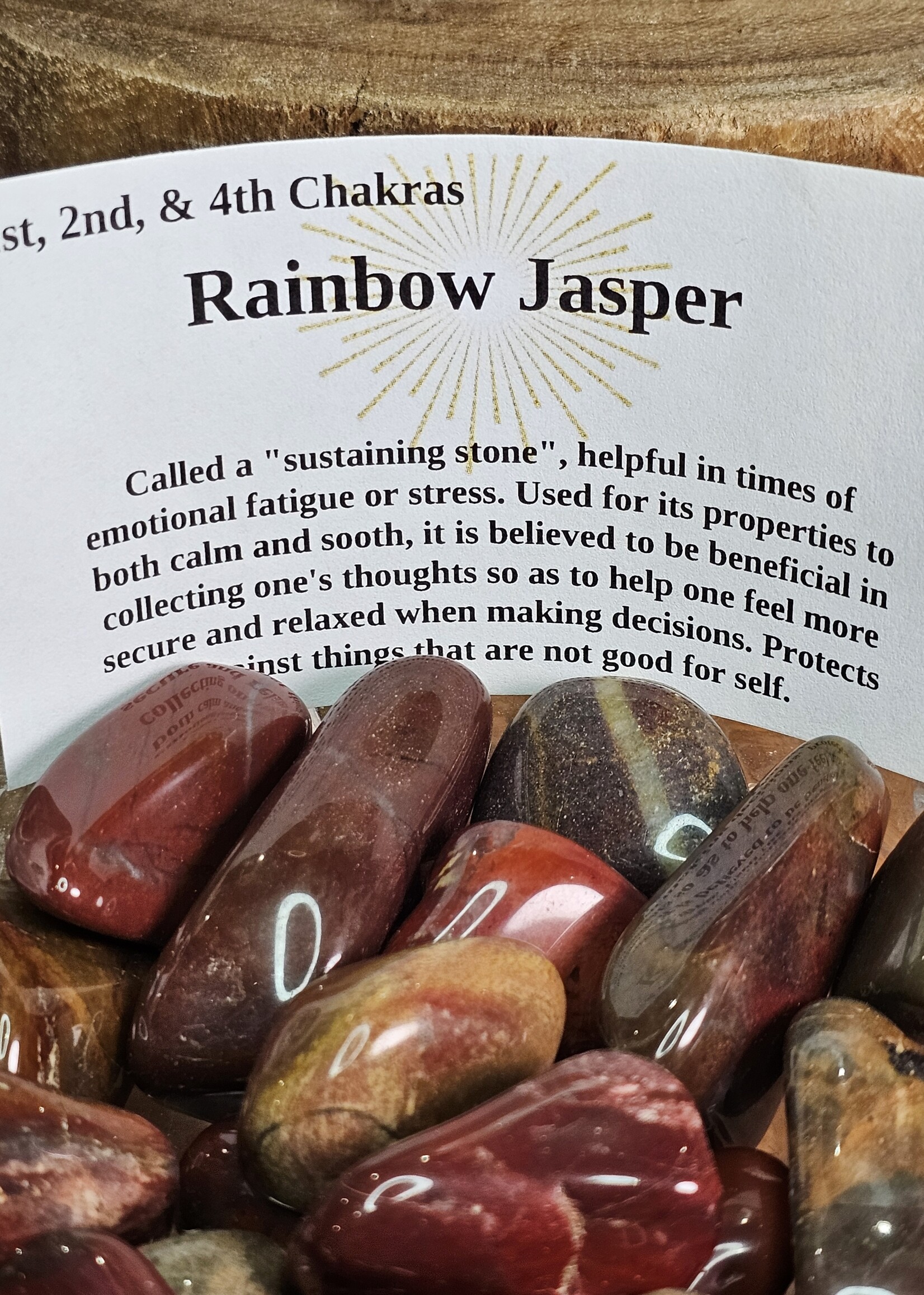 Rainbow Jasper Tumbled