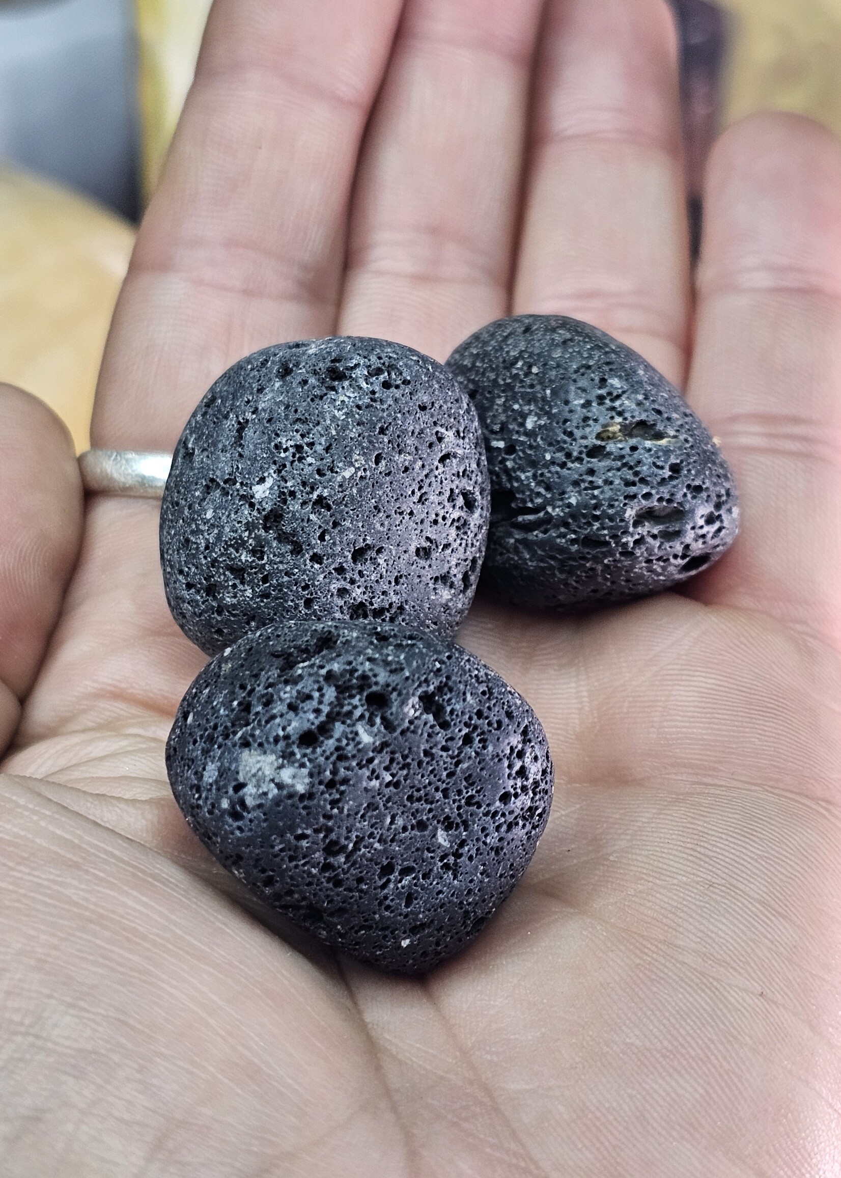 Lava Stone Tumbled Lg: China