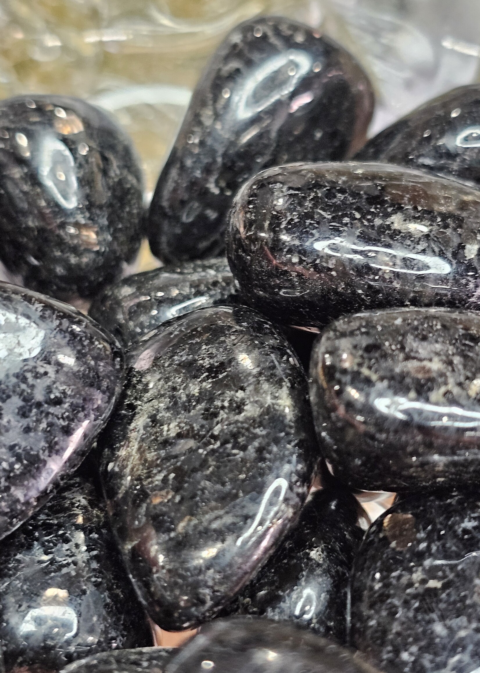 Nuummite Tumbled, Medium