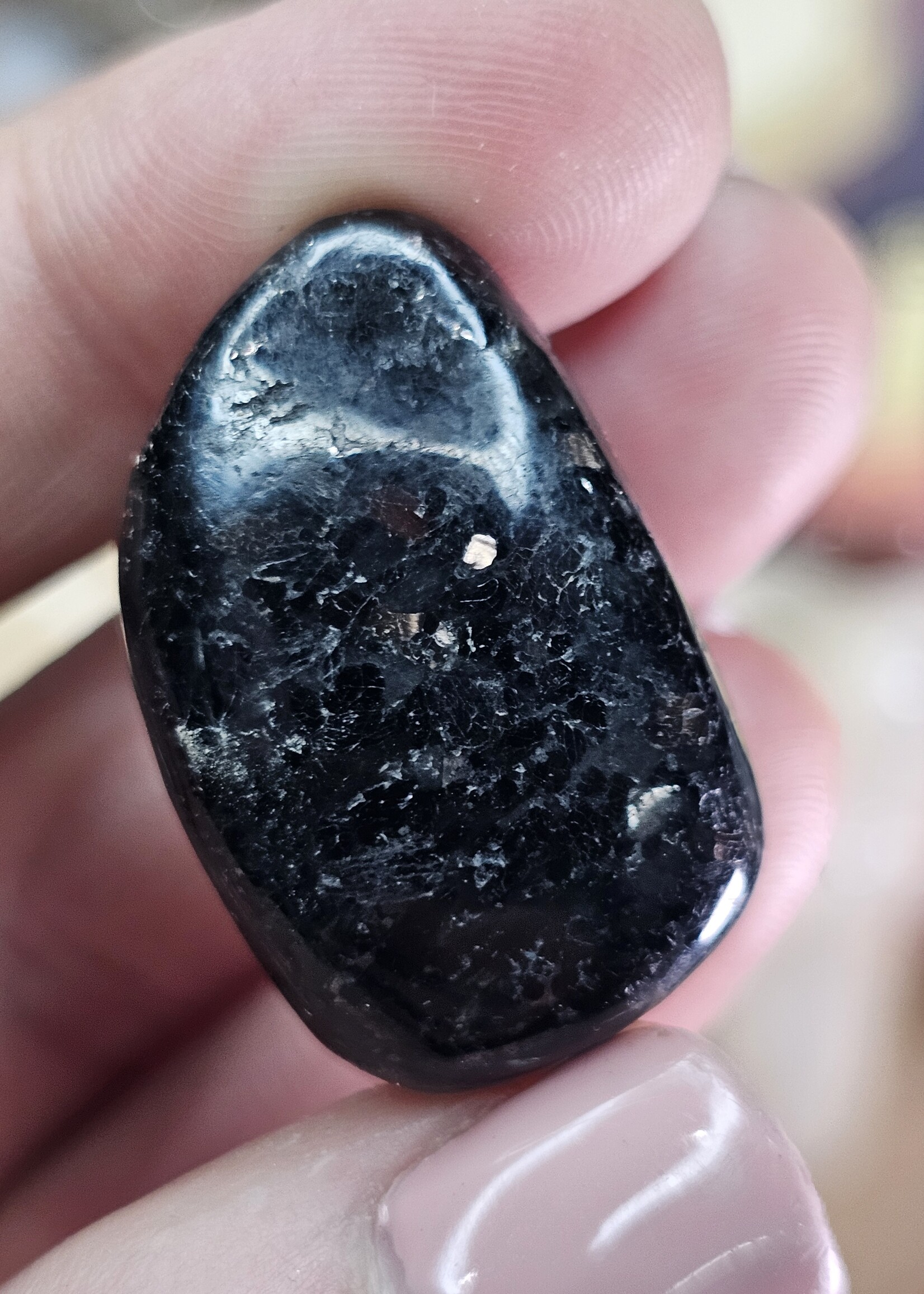 Nuummite Tumbled, Medium