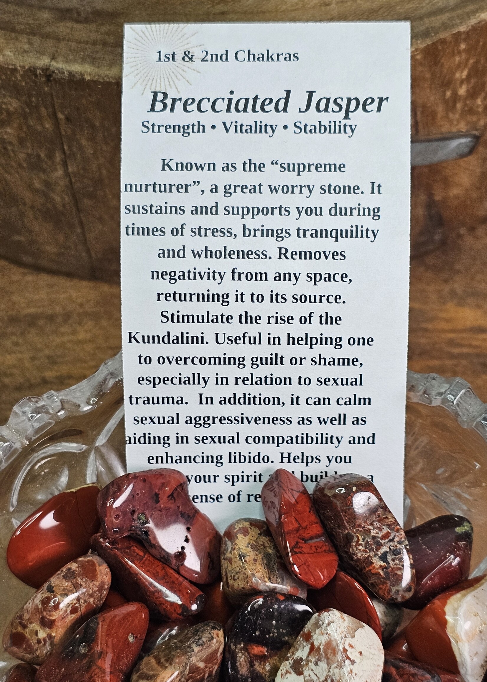 Brecciated Jasper Tumbled