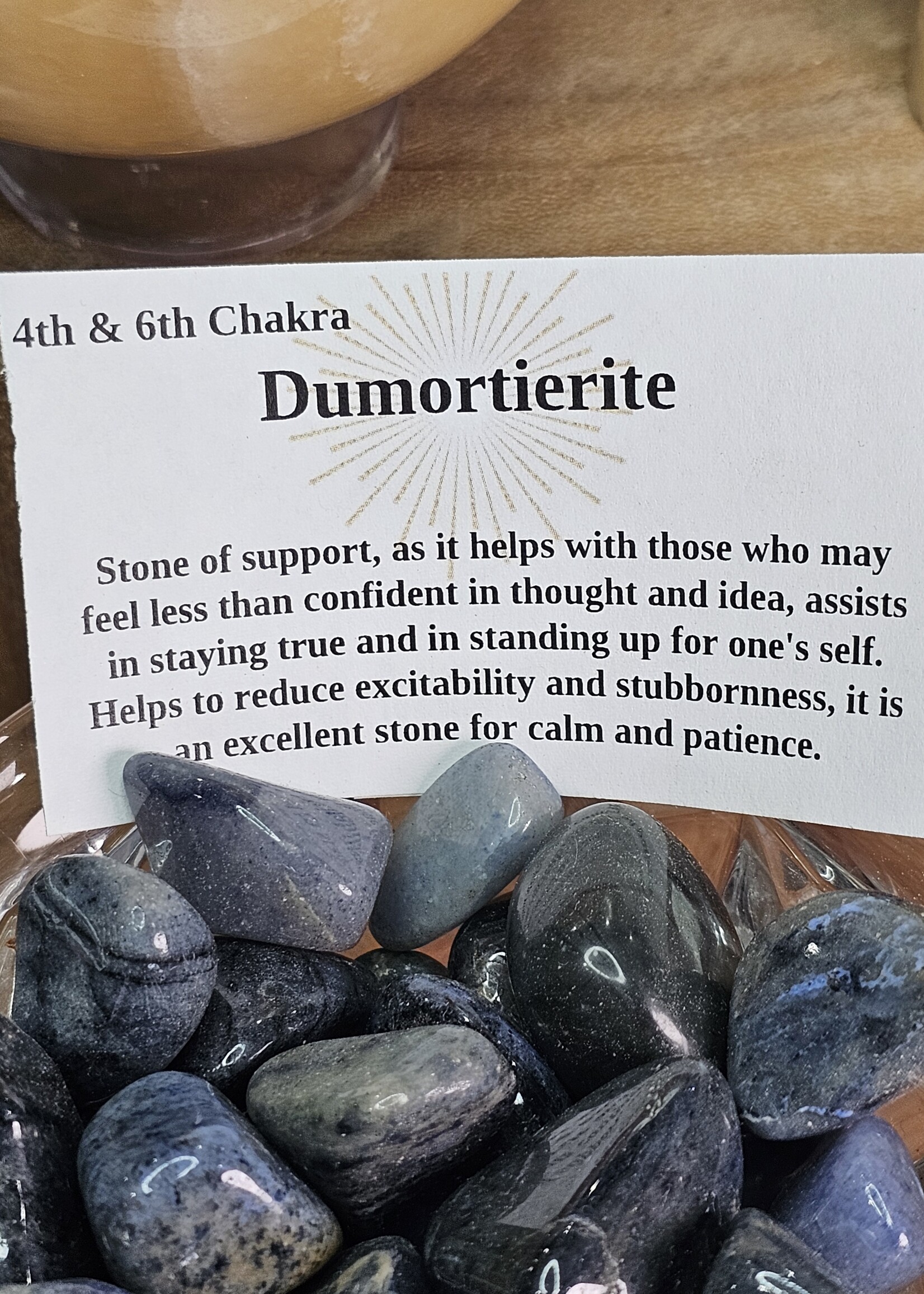 Dumortierite Tumbled