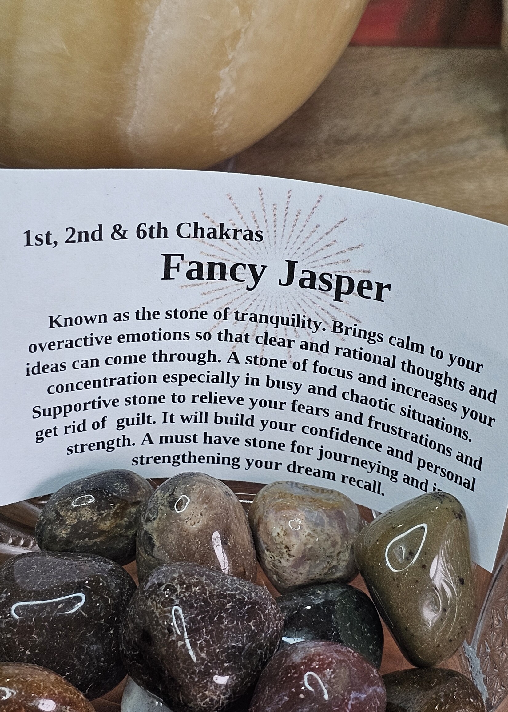 Fancy Jasper Tumbled