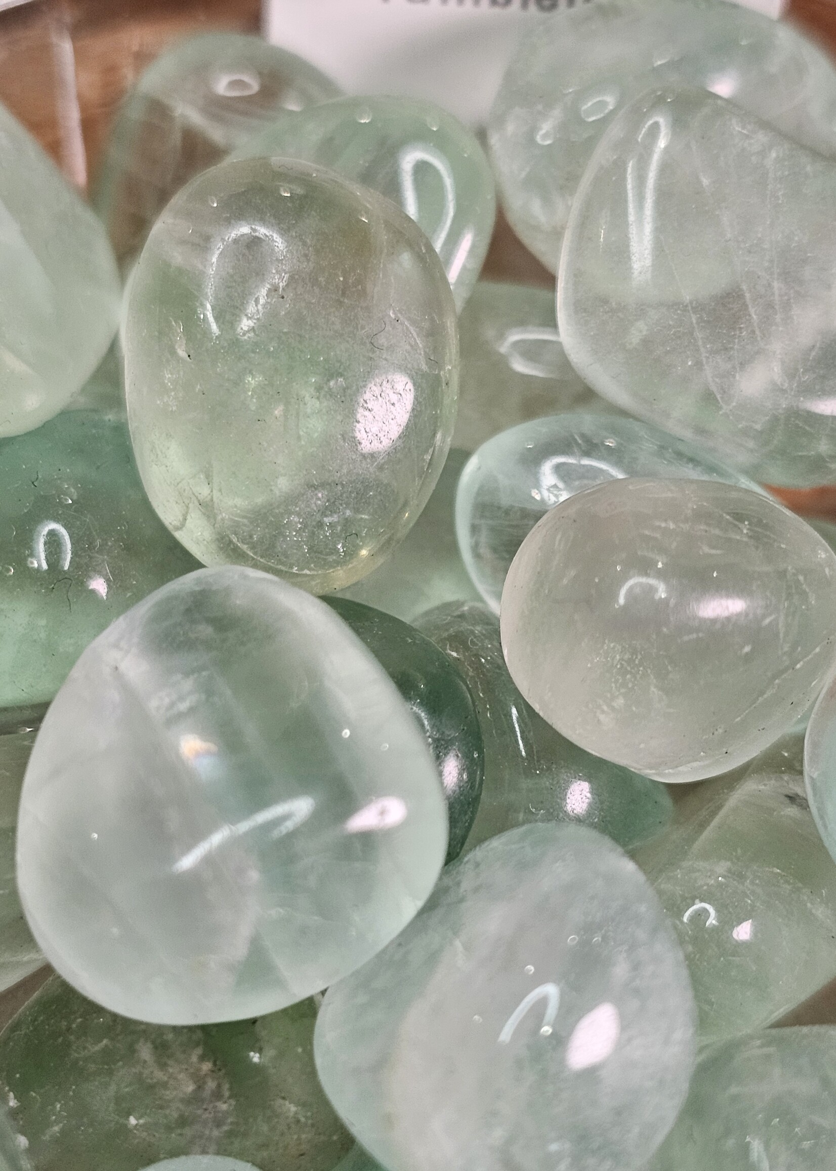 Green Fluorite Tumbled