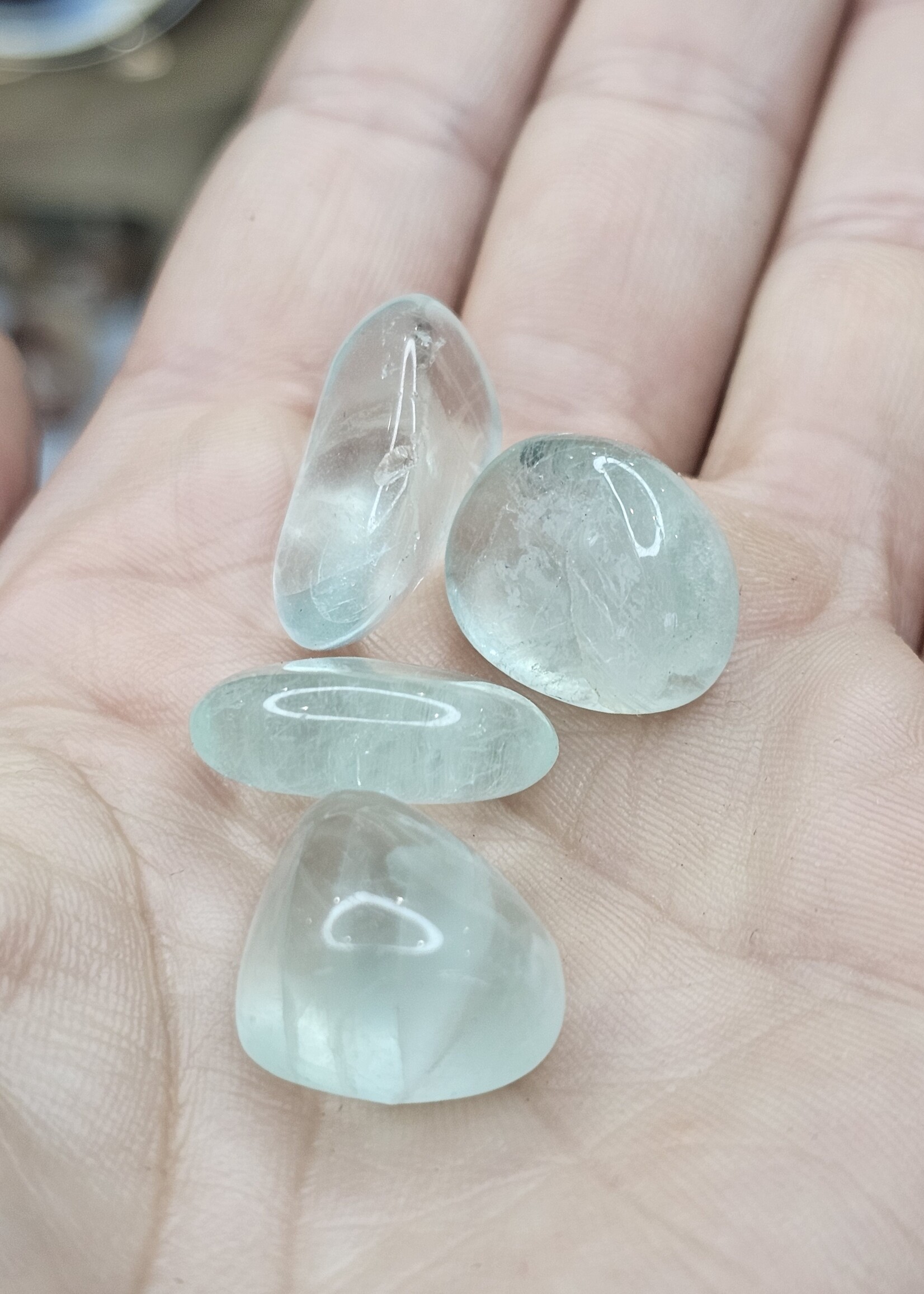 Green Fluorite Tumbled