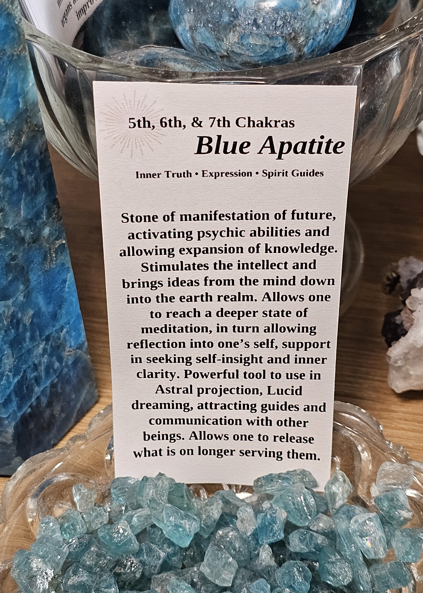 Blue Apatite Raw tiny pair