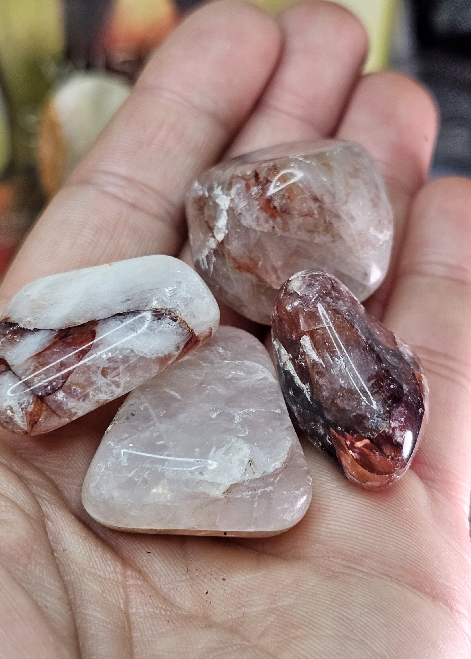 Harlequin Quartz Tumbled Large
