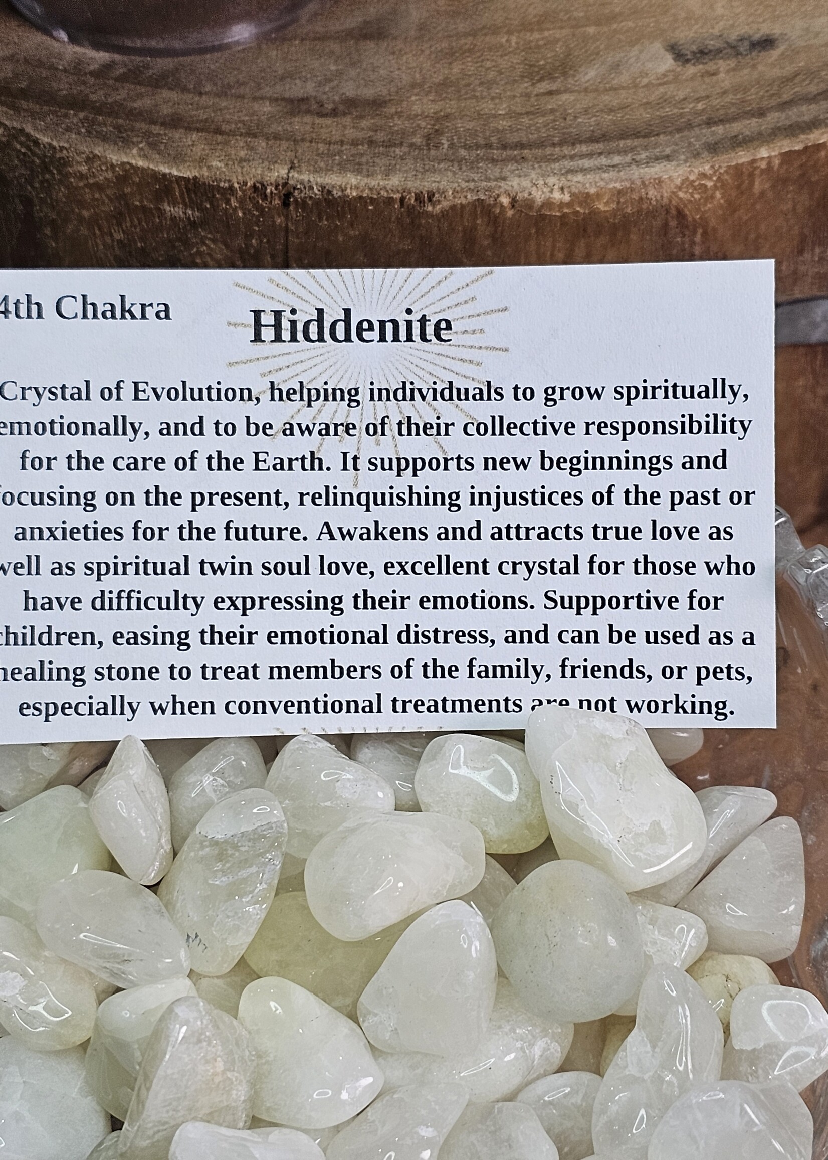 Hiddenite Tumbled