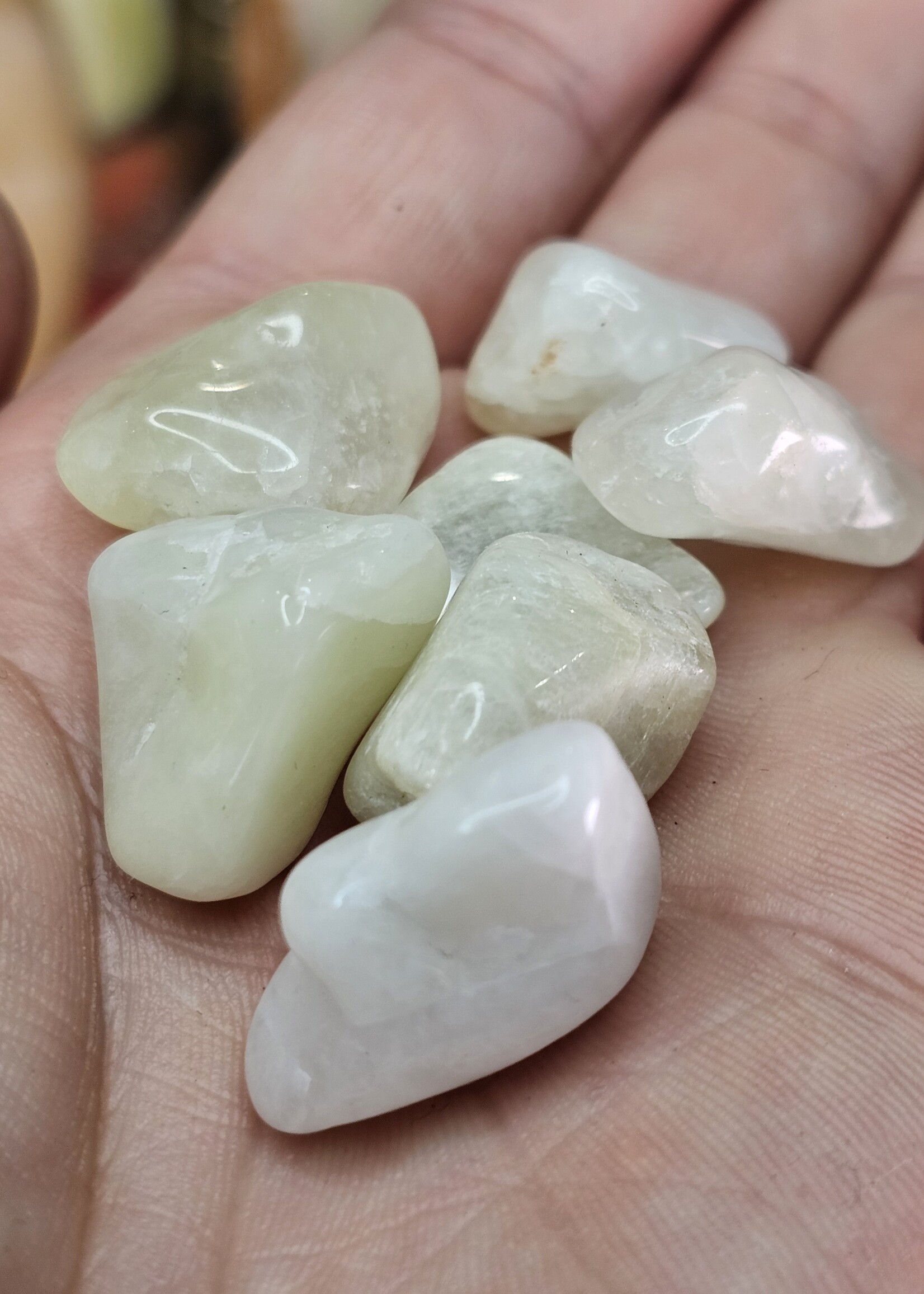 Hiddenite Tumbled