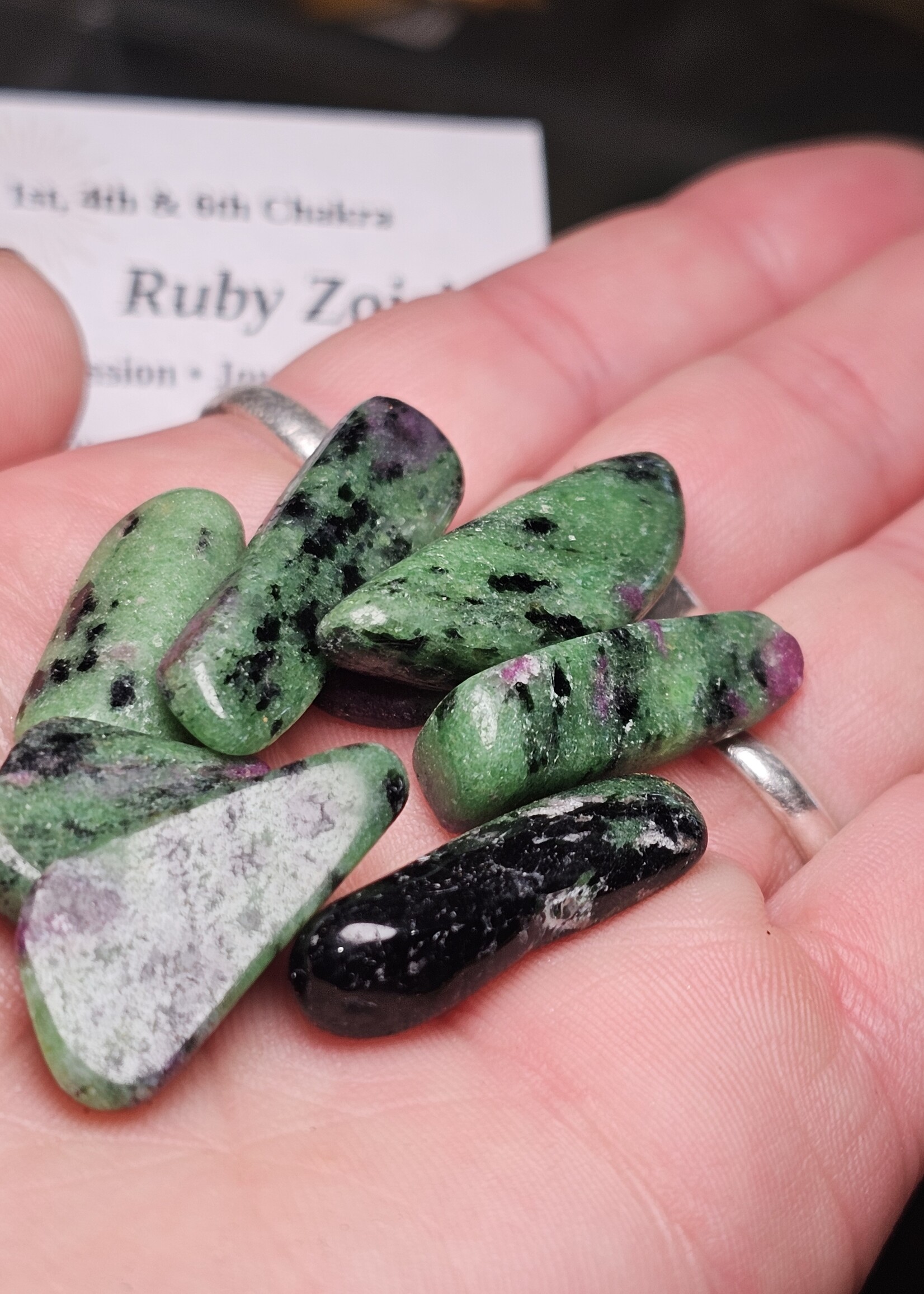Ruby Zoisite Tumbled, Small