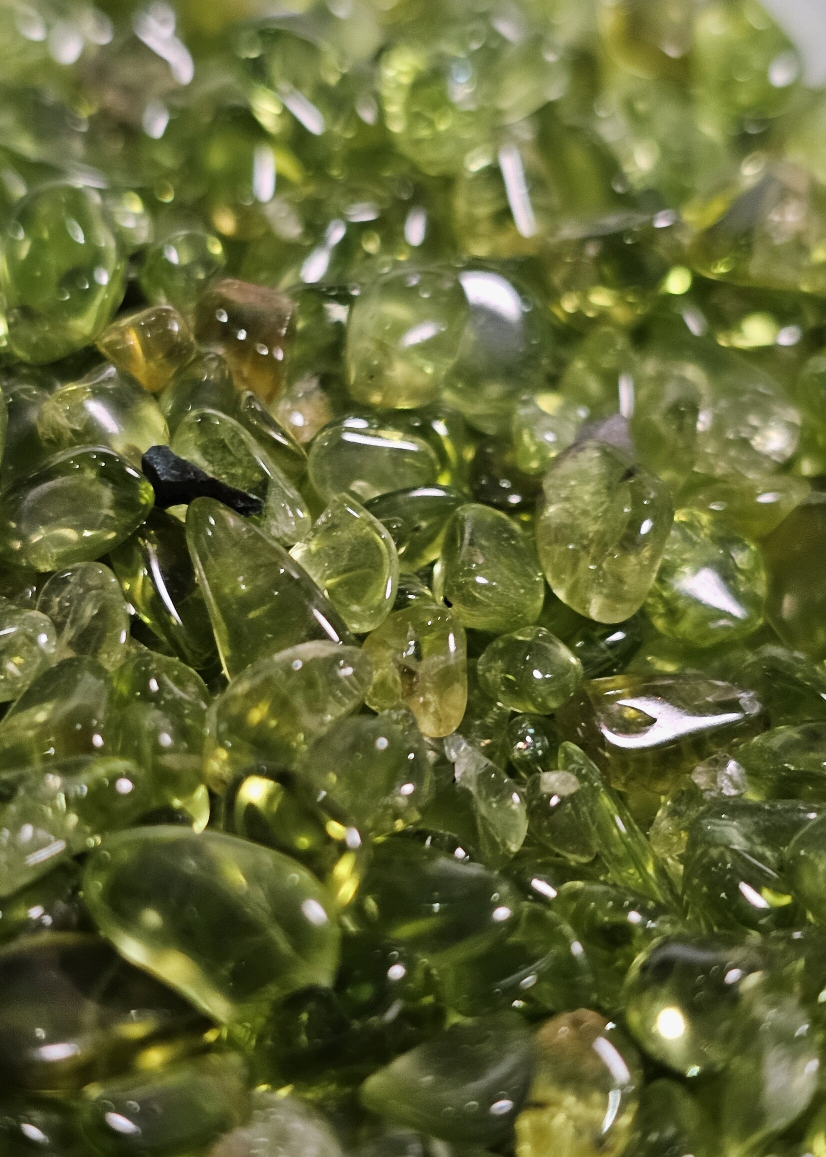 Peridot Tiny Pair Tumbled