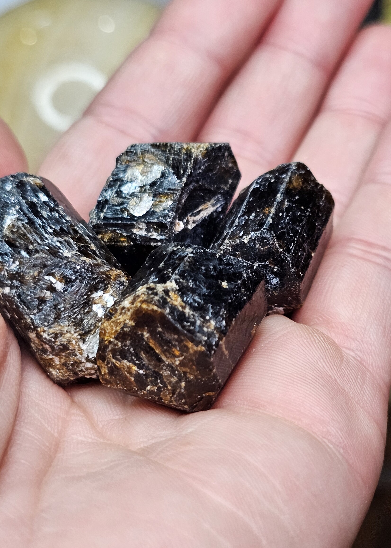 Dravite Tourmaline Natural Rough XSm: India