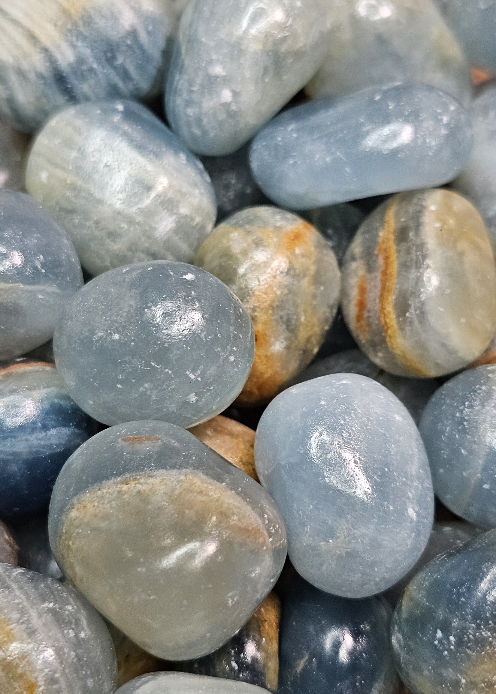 Blue Onyx, Tumbled Medium