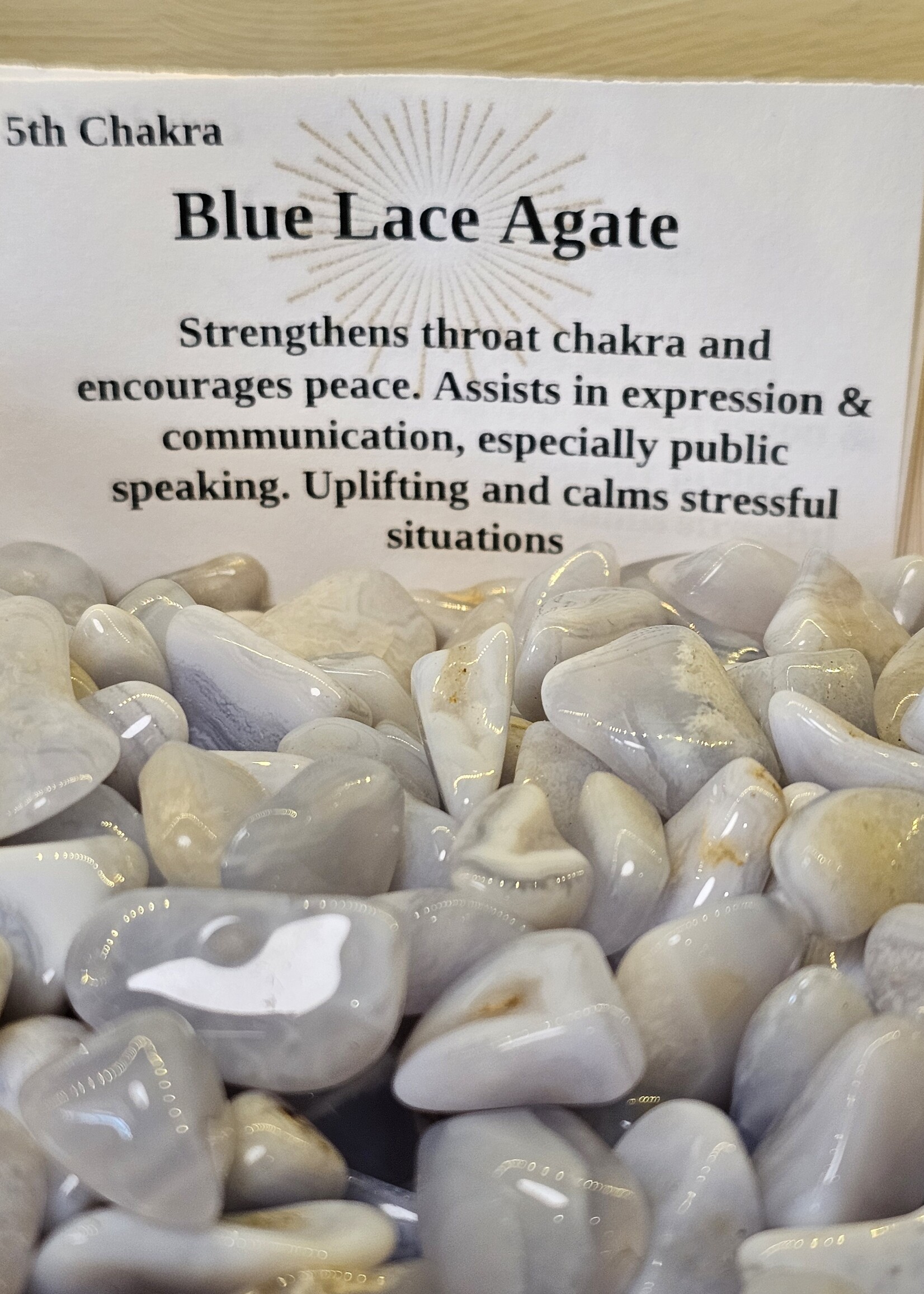 Blue Lace Agate Tumbled