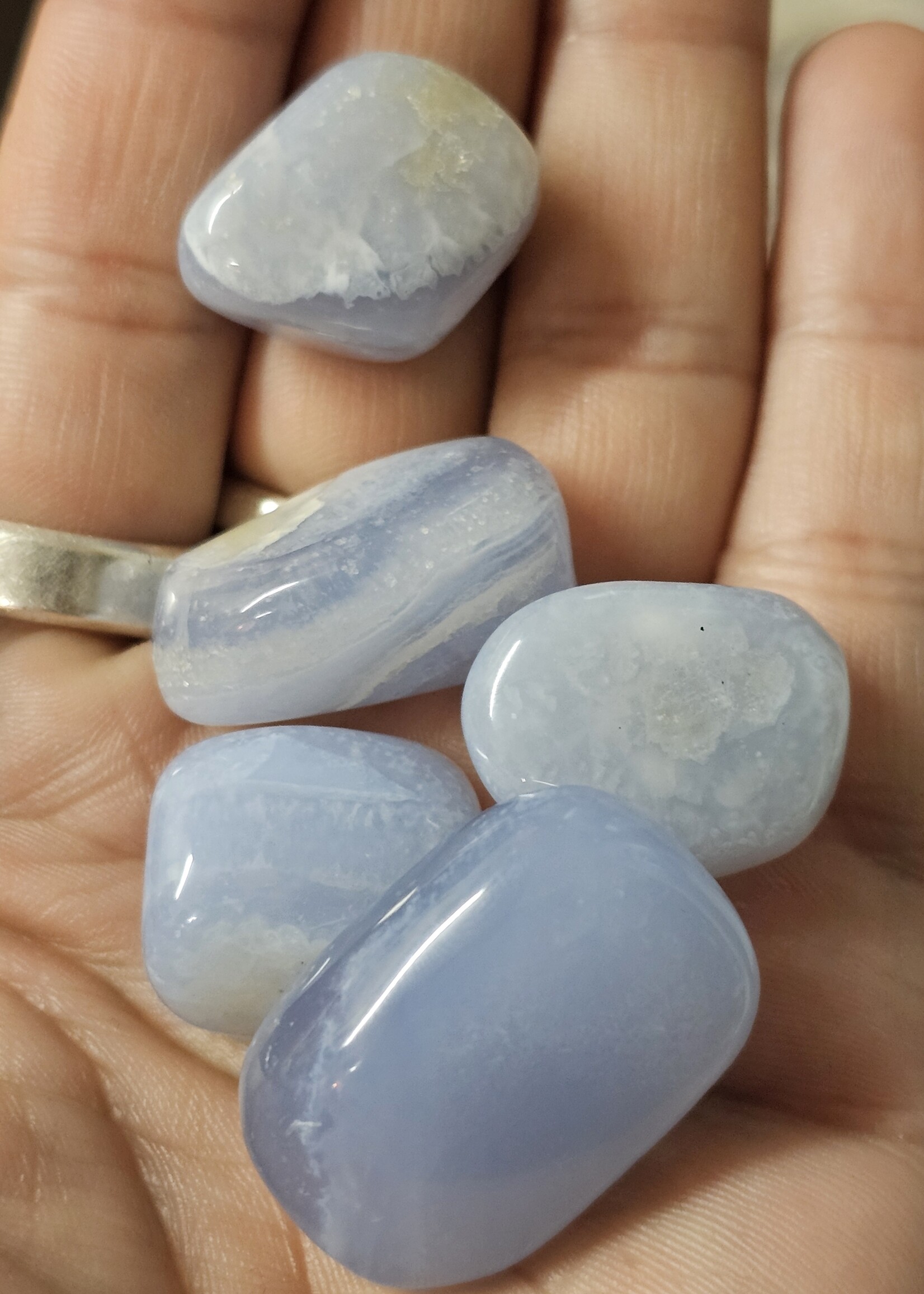 Blue Lace Agate Tumbled