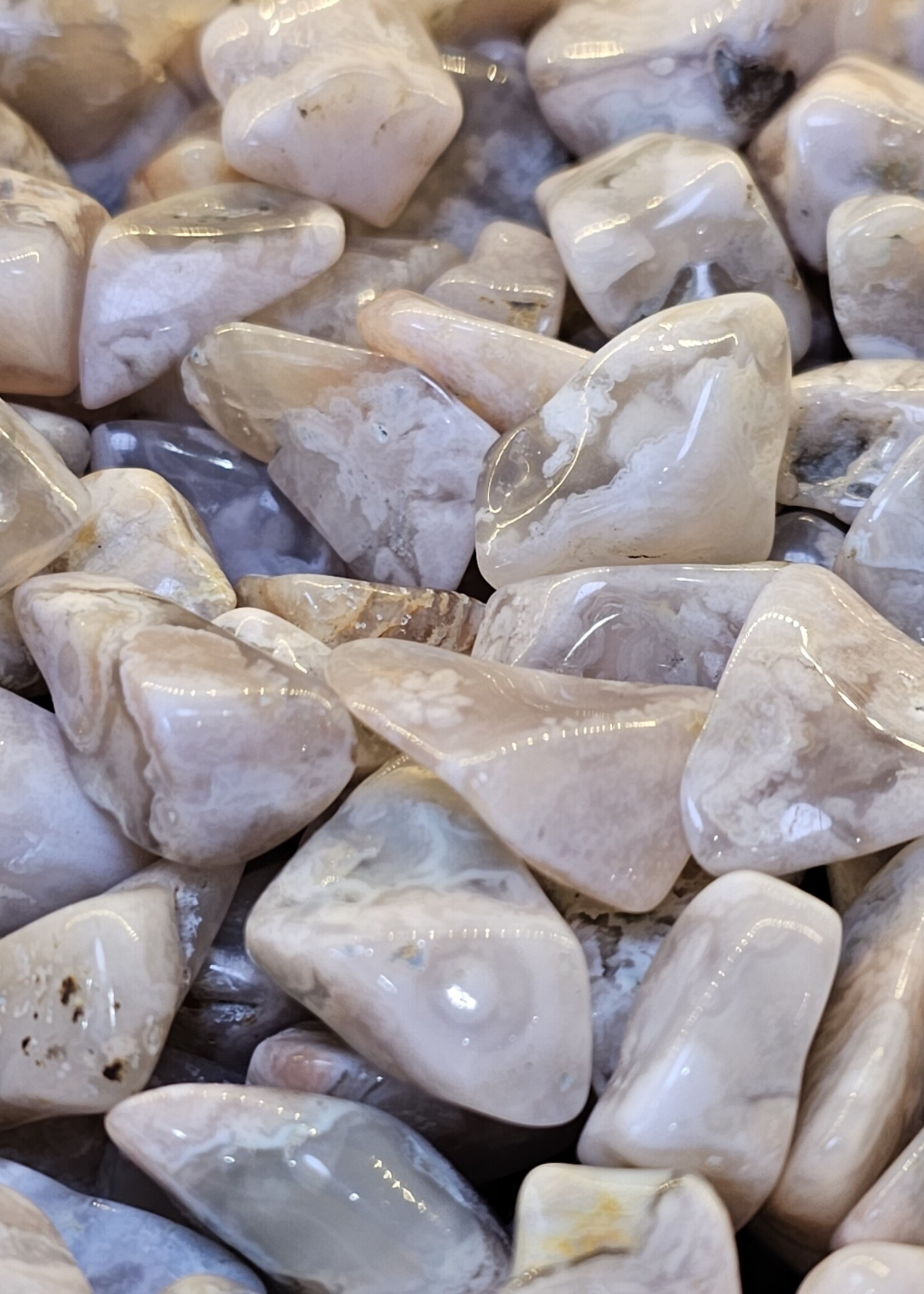 Flower Agate Tumbled