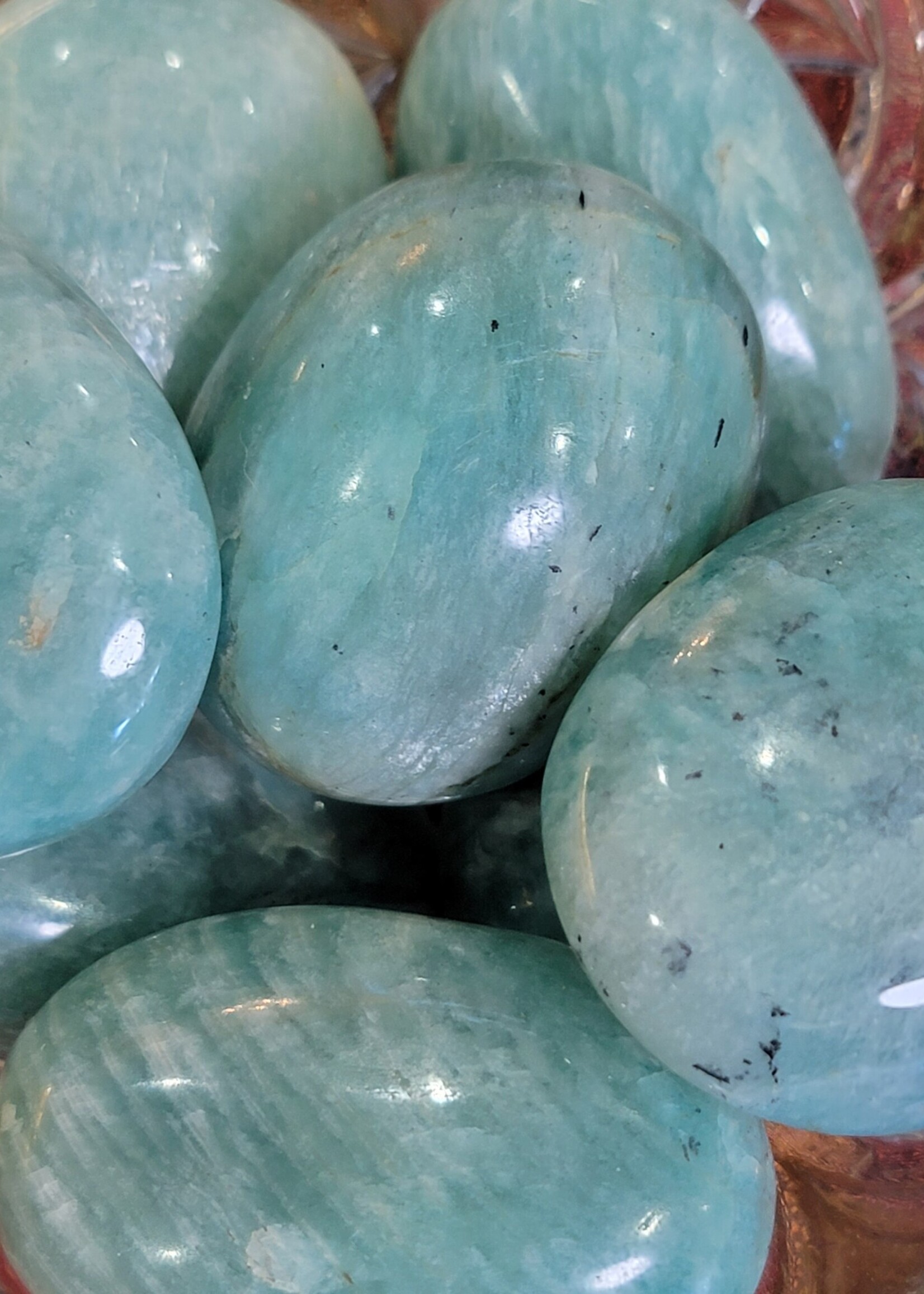 Amazonite Palm Stone