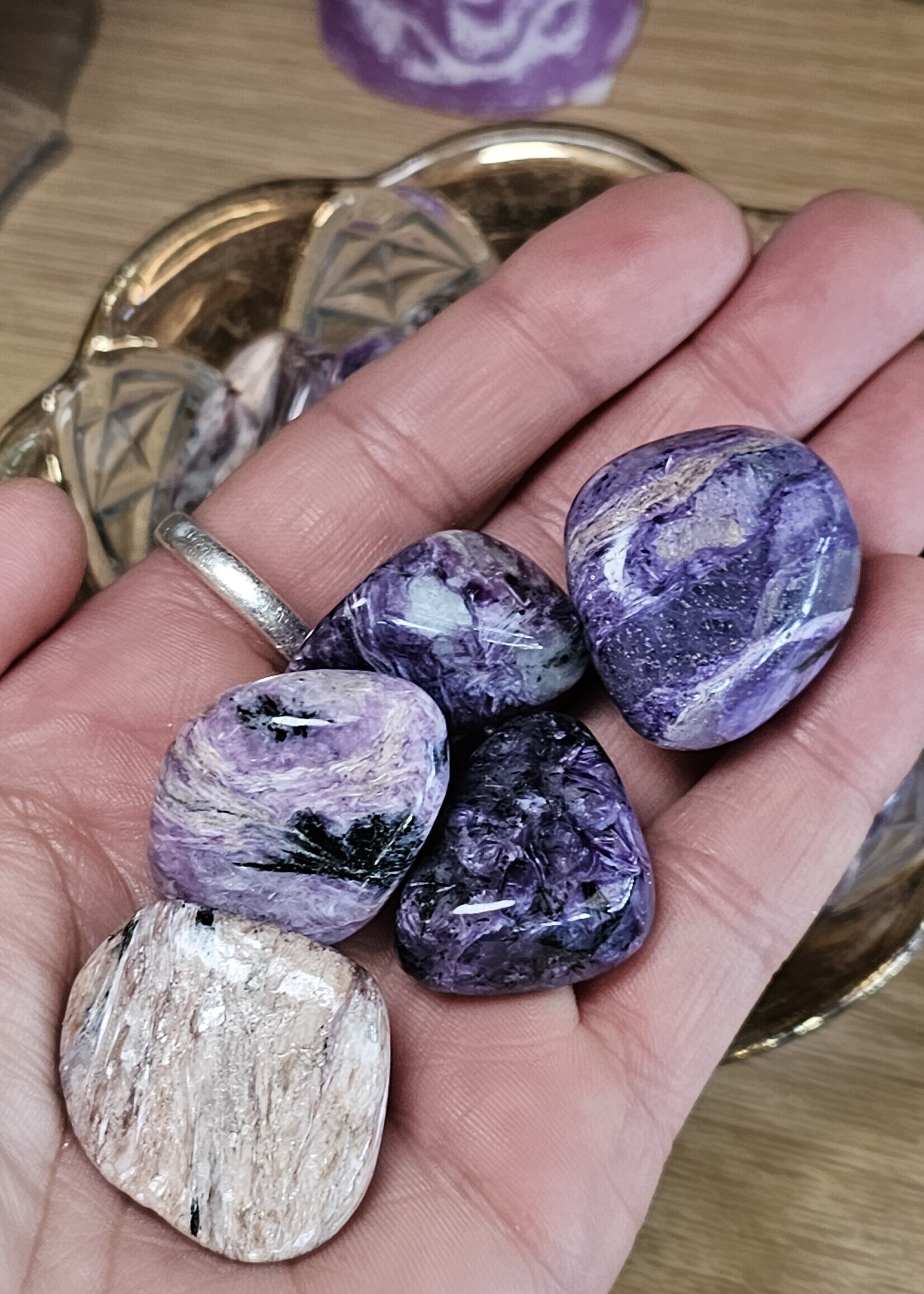 Charoite Tumbled