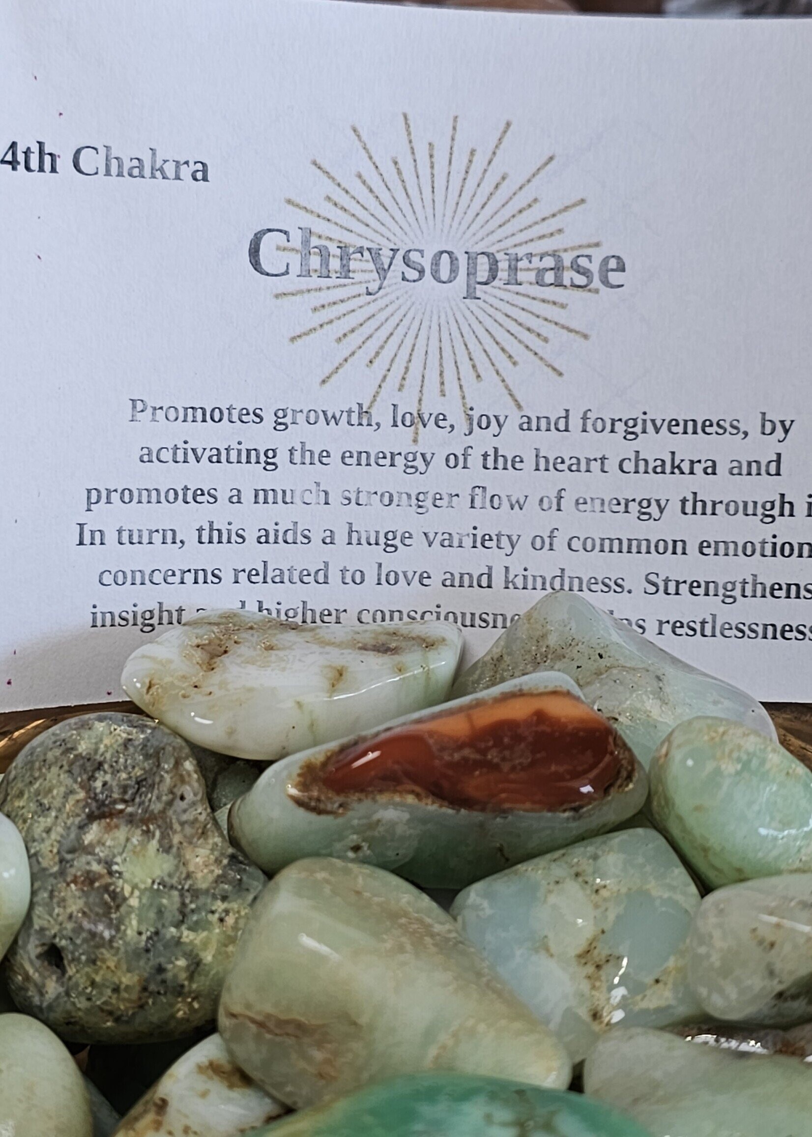 Chrysoprase Tumbled